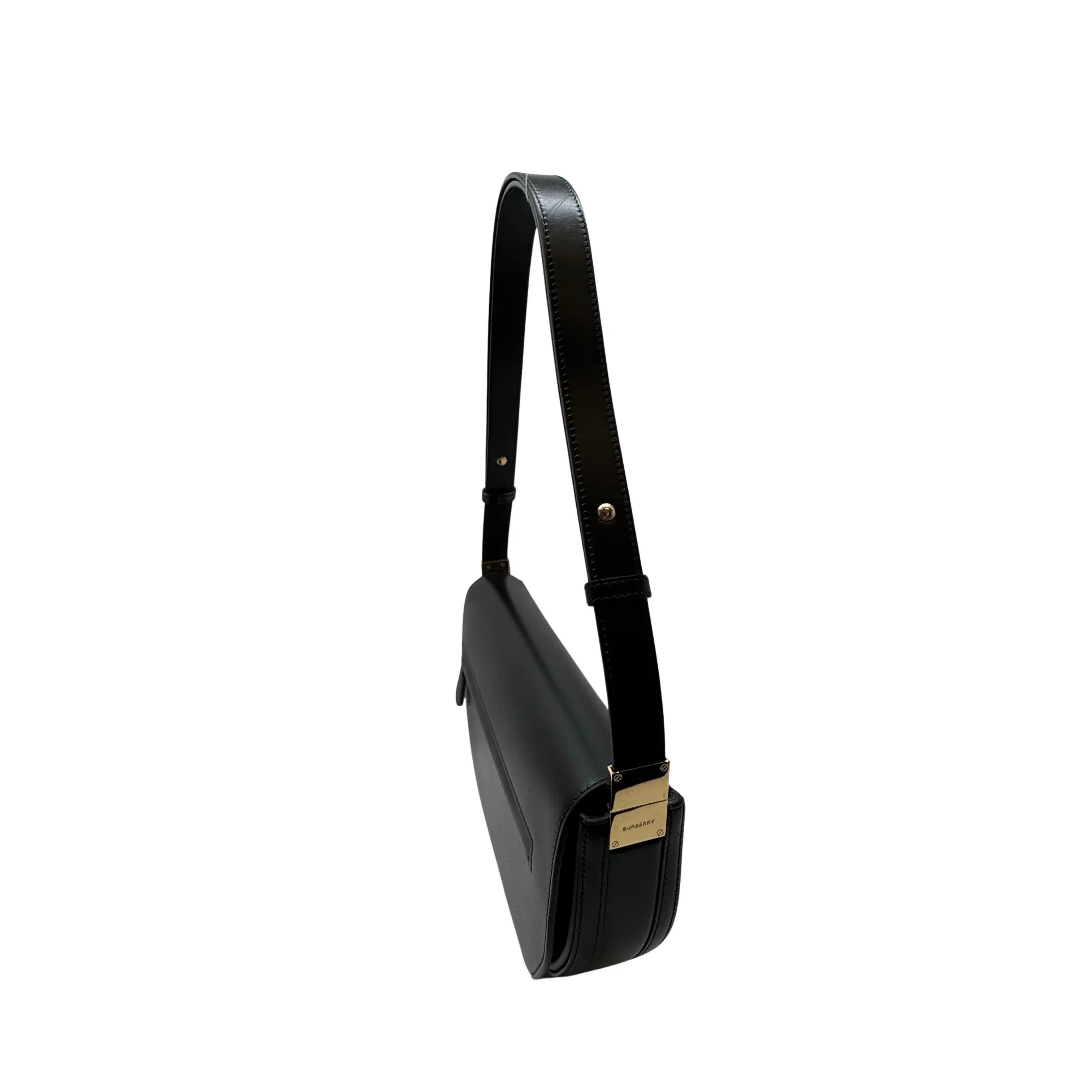 Burberry Small Olympia Handbag Leather Black - Image 5