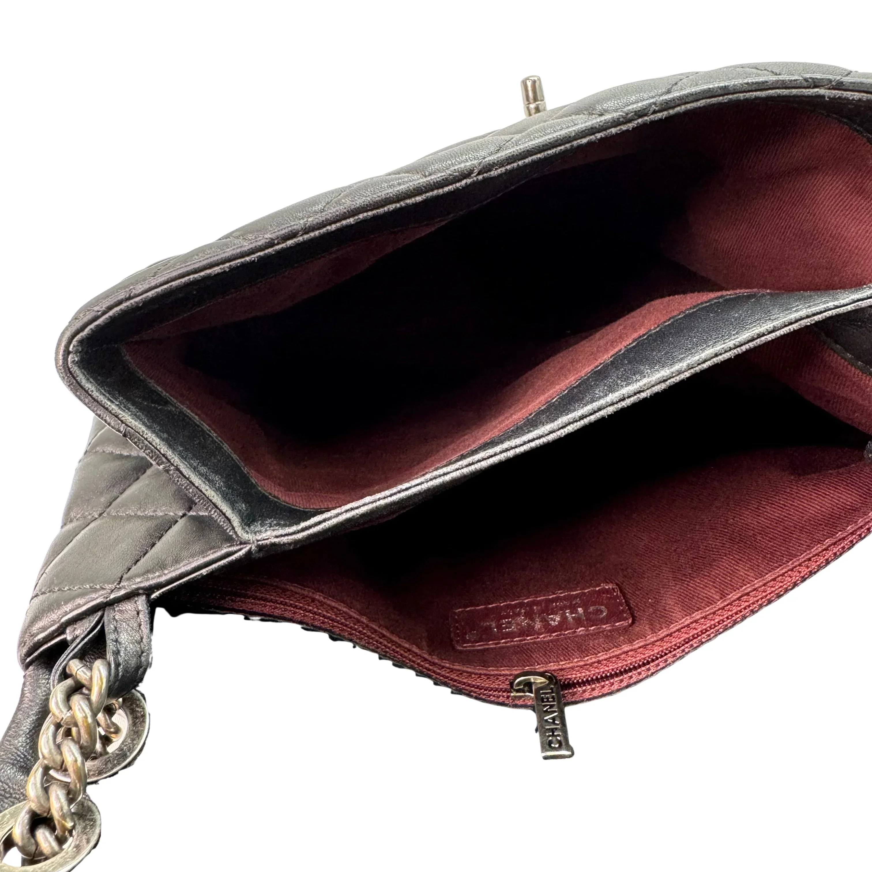 Chanel Lambskin Quilted Large Daily Supple Flap Black - Image 6