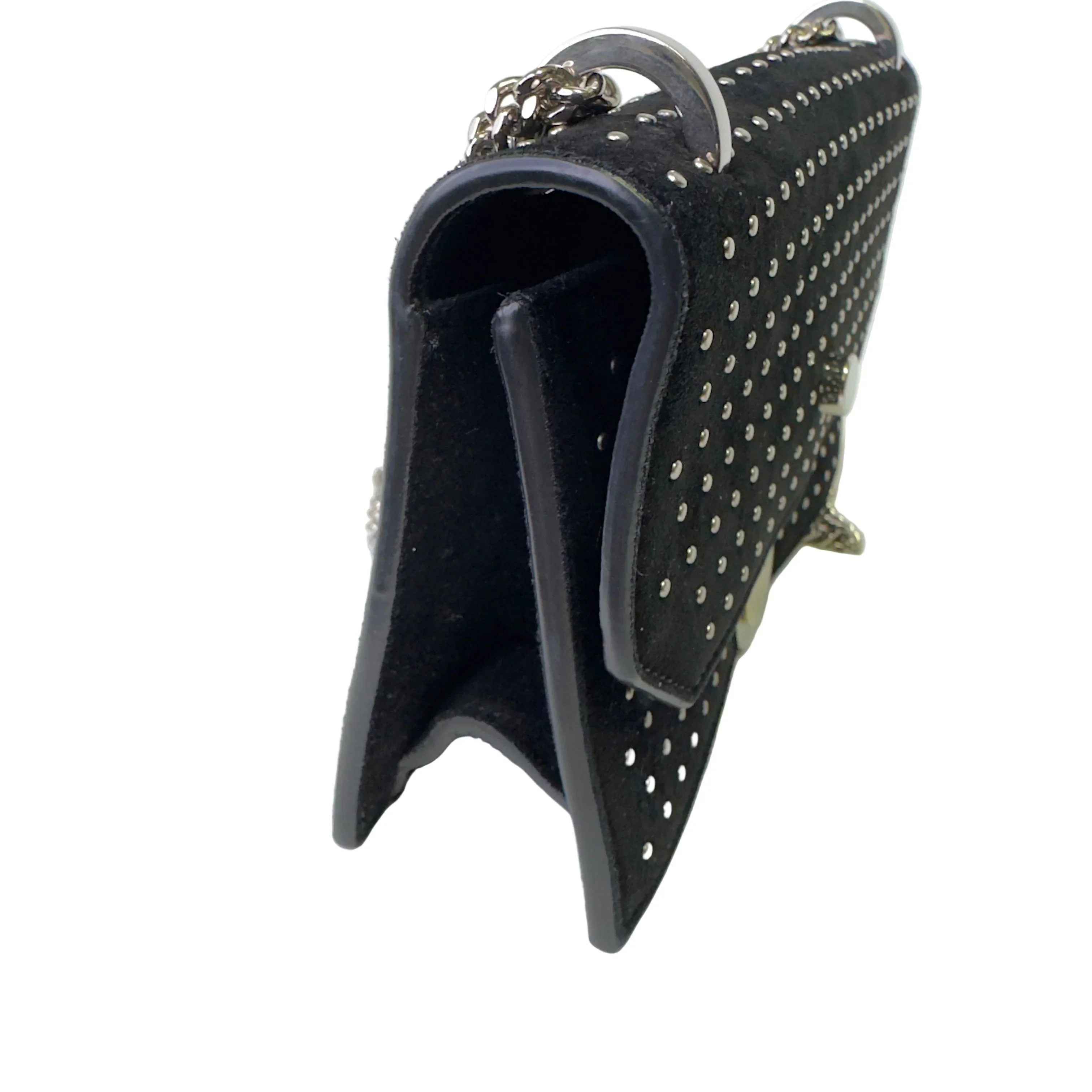 Jimmy Choo Studded Crossbody Bag Black - Image 10