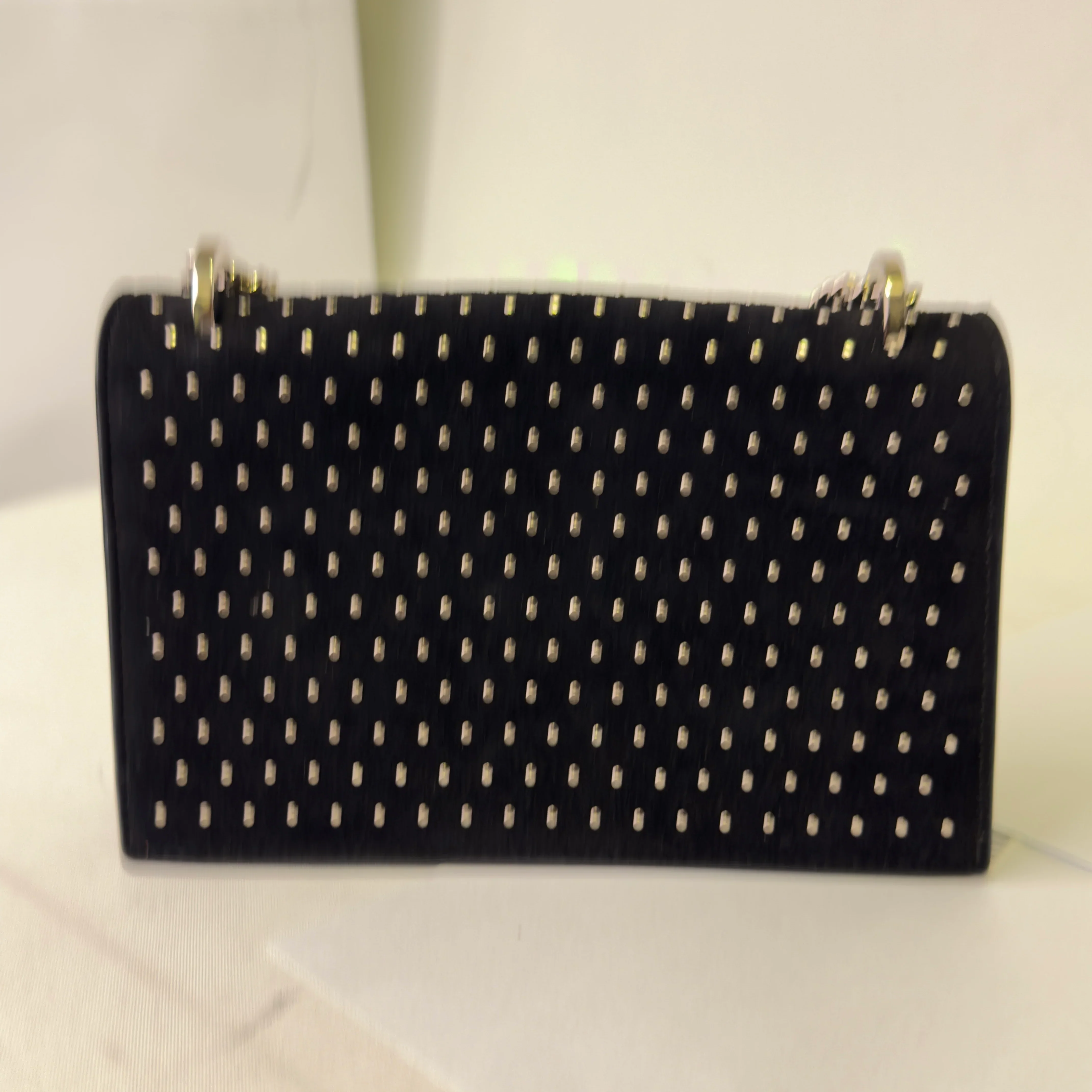Jimmy Choo Studded Crossbody Bag Black - Image 12