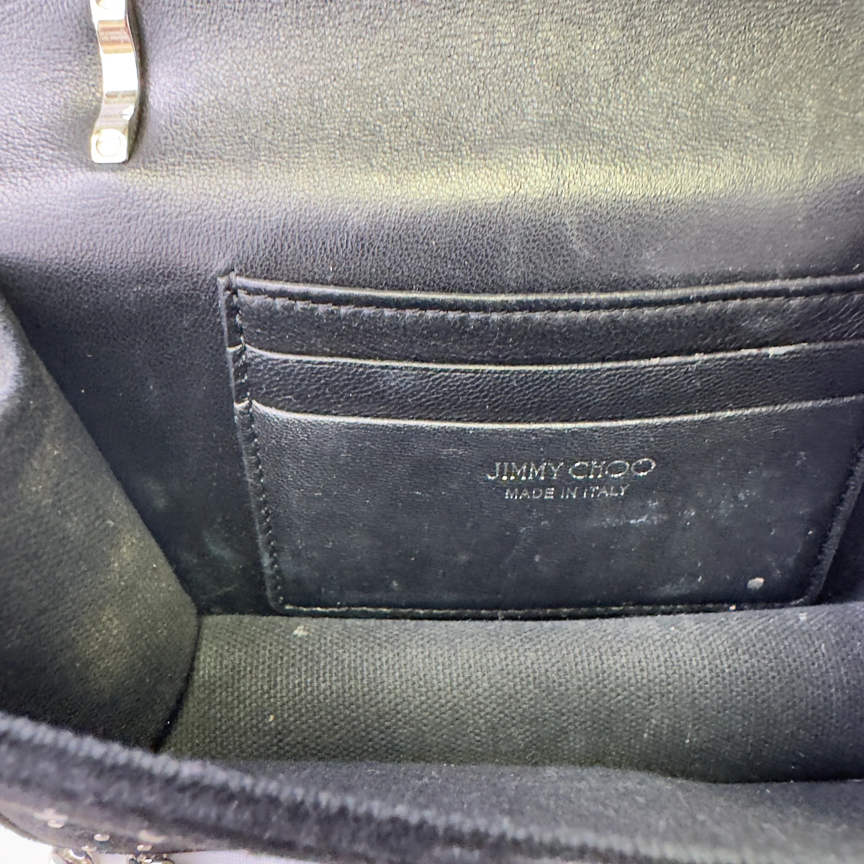 Jimmy Choo Studded Crossbody Bag Black - Image 14