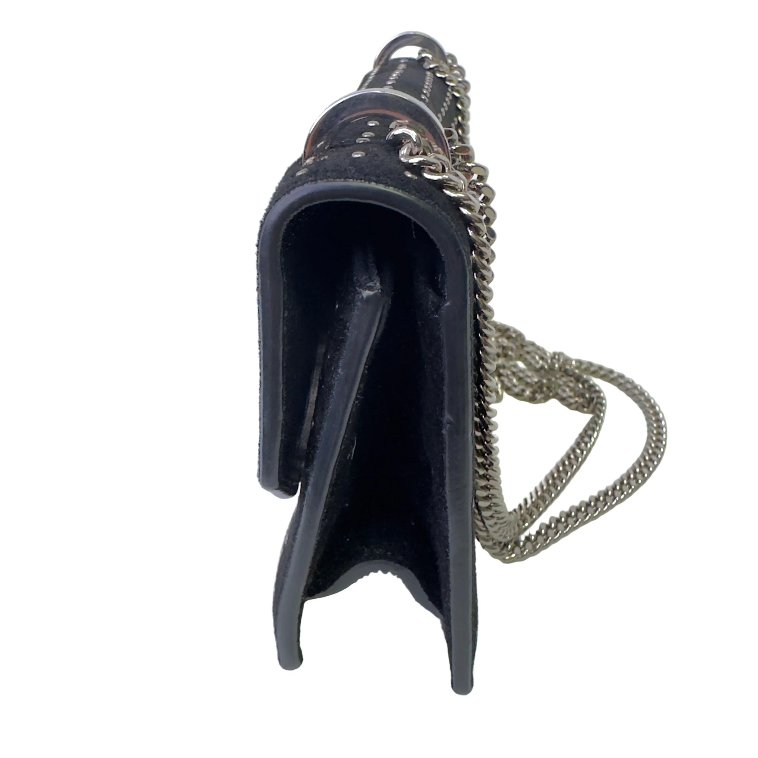 Jimmy Choo Studded Crossbody Bag Black - Image 8