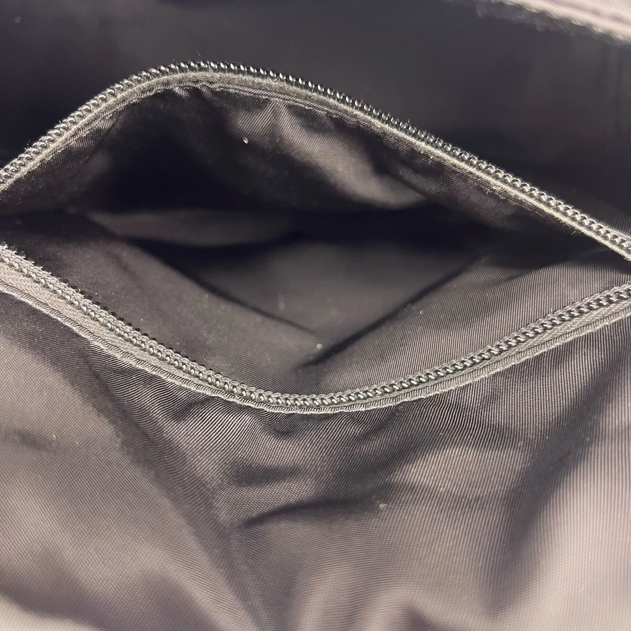 Prada Nylon Crossbody Bag with Flap Closure – Black - Image 12