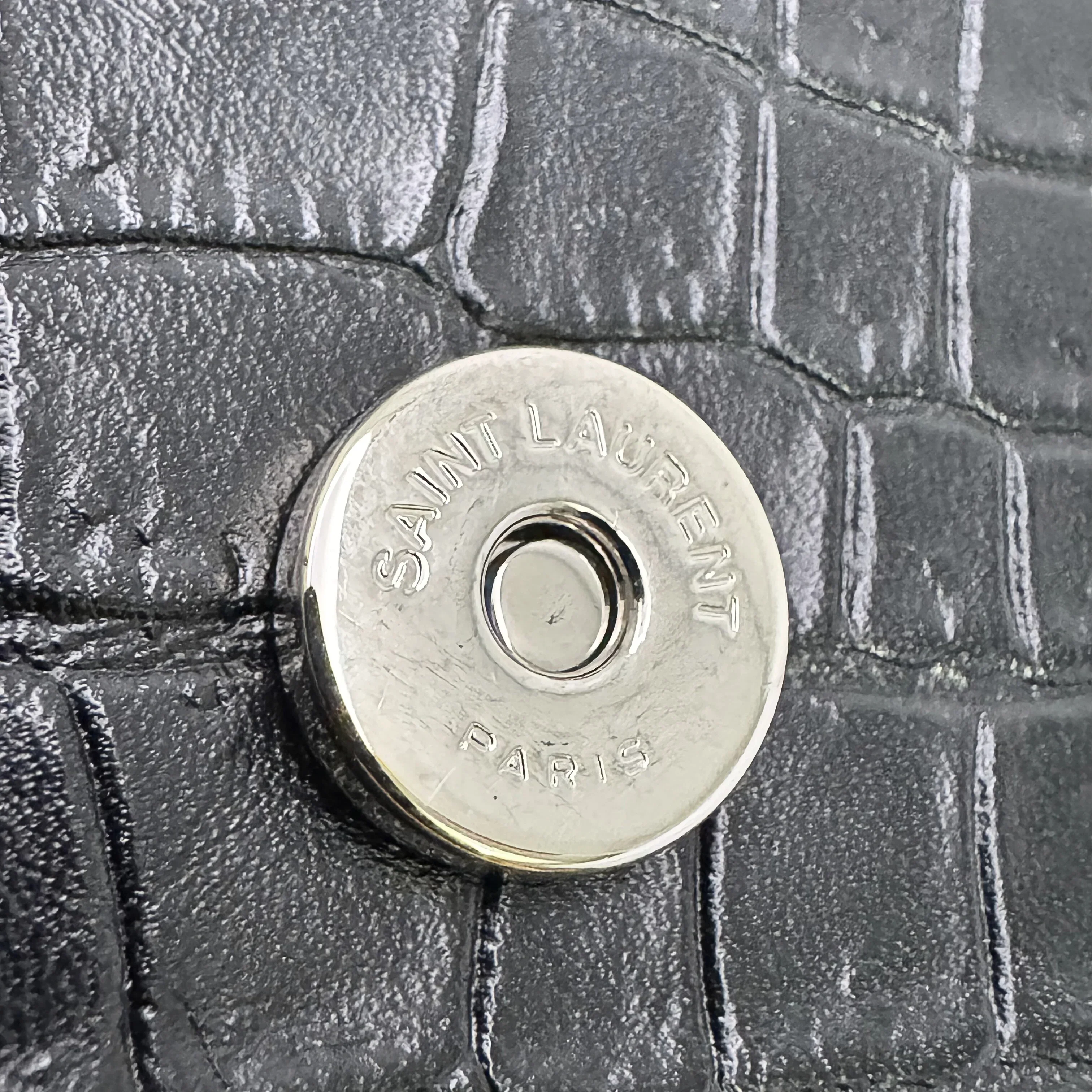 Saint Laurent Kate Shoulder Bag Leather Black - Image 12