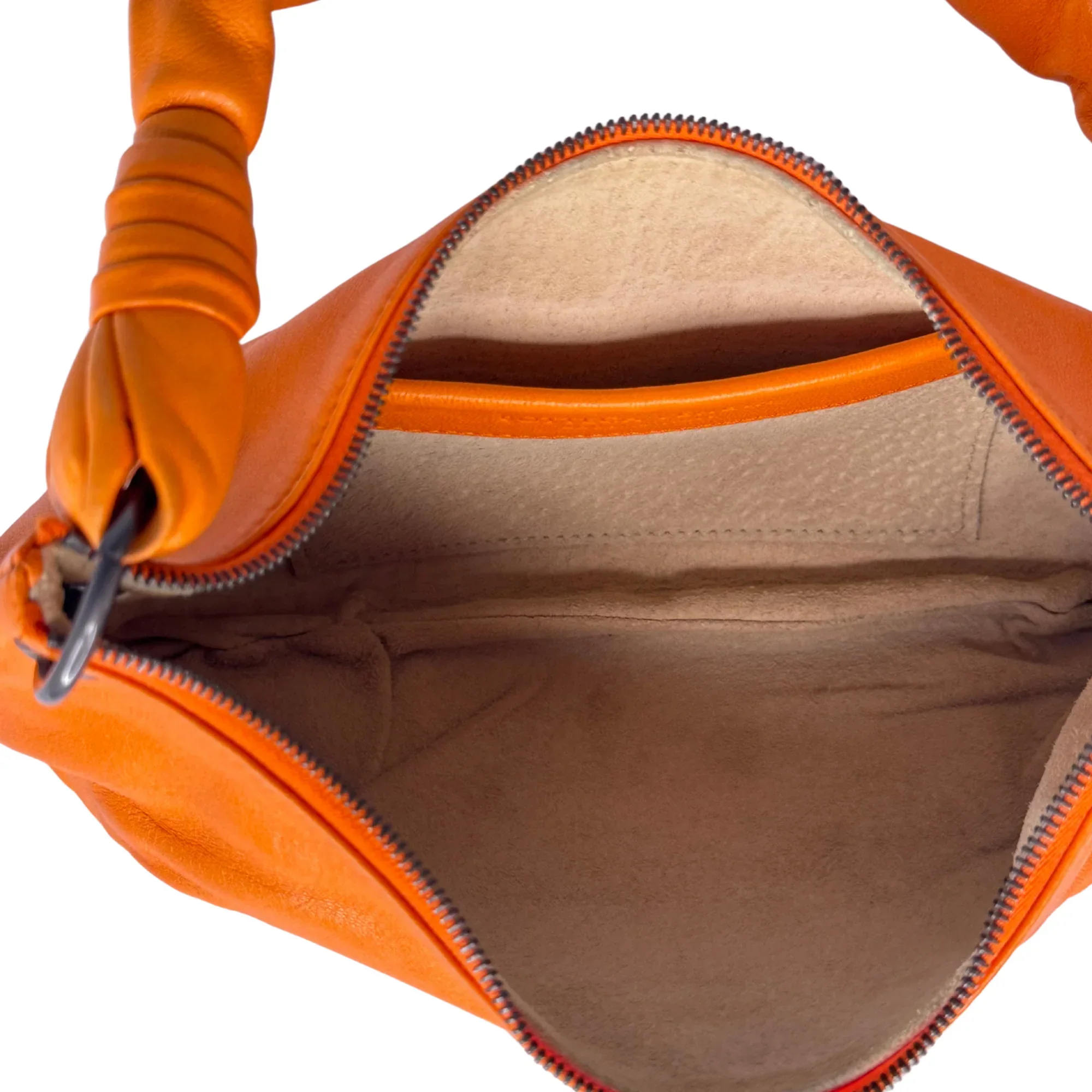 Bottega Veneta Orange Leather Mini Handbag - Image 10