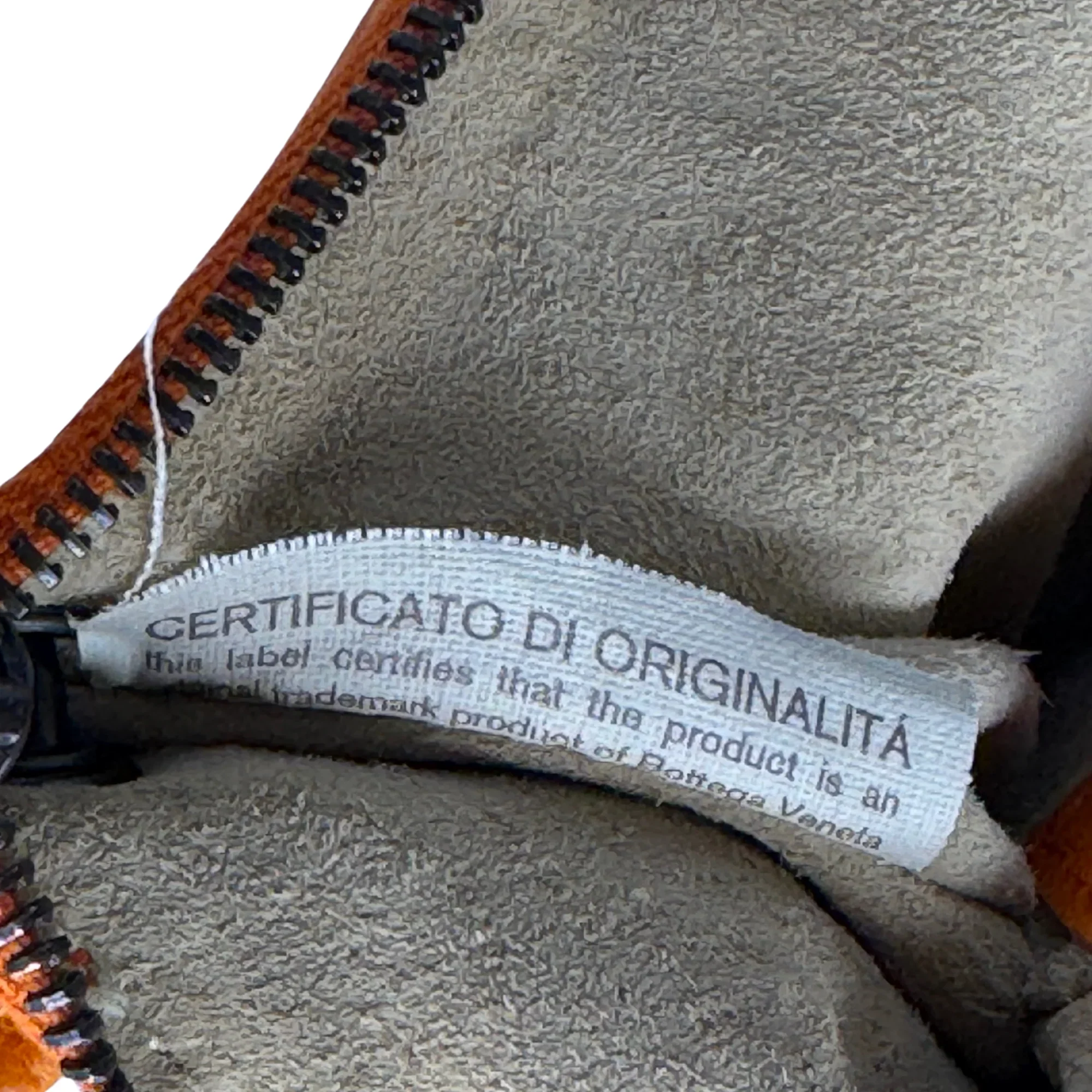 Bottega Veneta Orange Leather Mini Handbag - Image 12