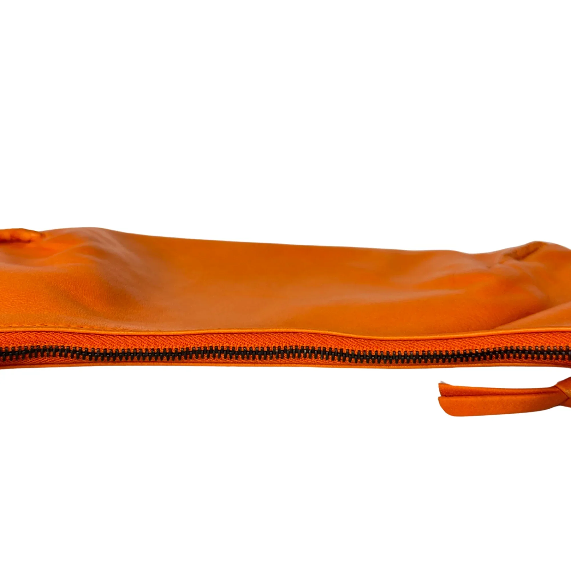 Bottega Veneta Orange Leather Mini Handbag - Image 7