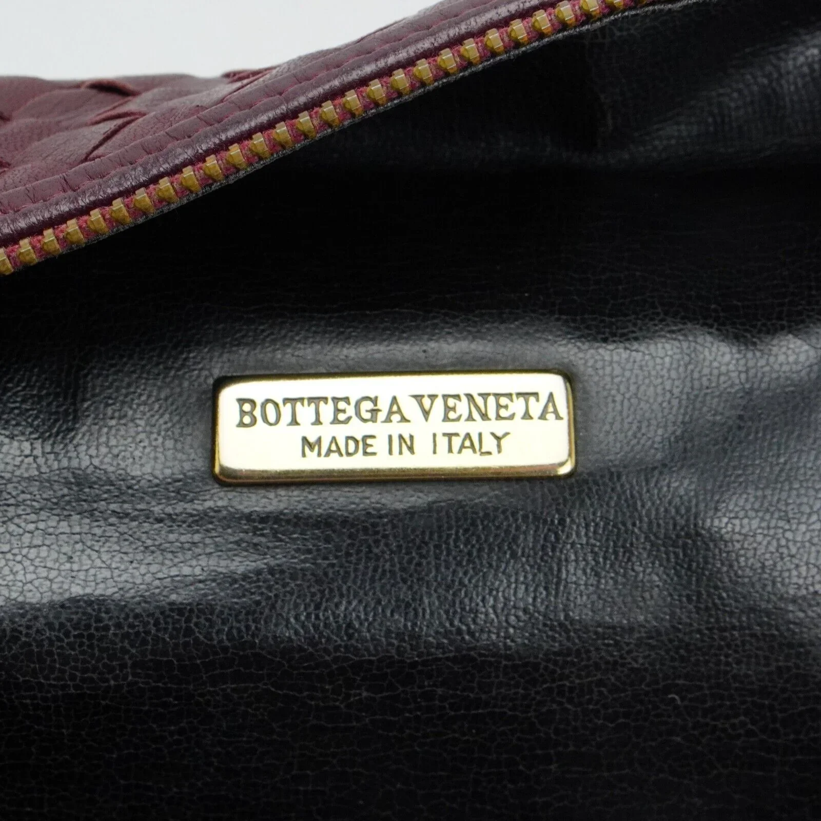 Bottega Veneta Intrecciato Leather Fold Over Shoulder Bag Brown - Image 5