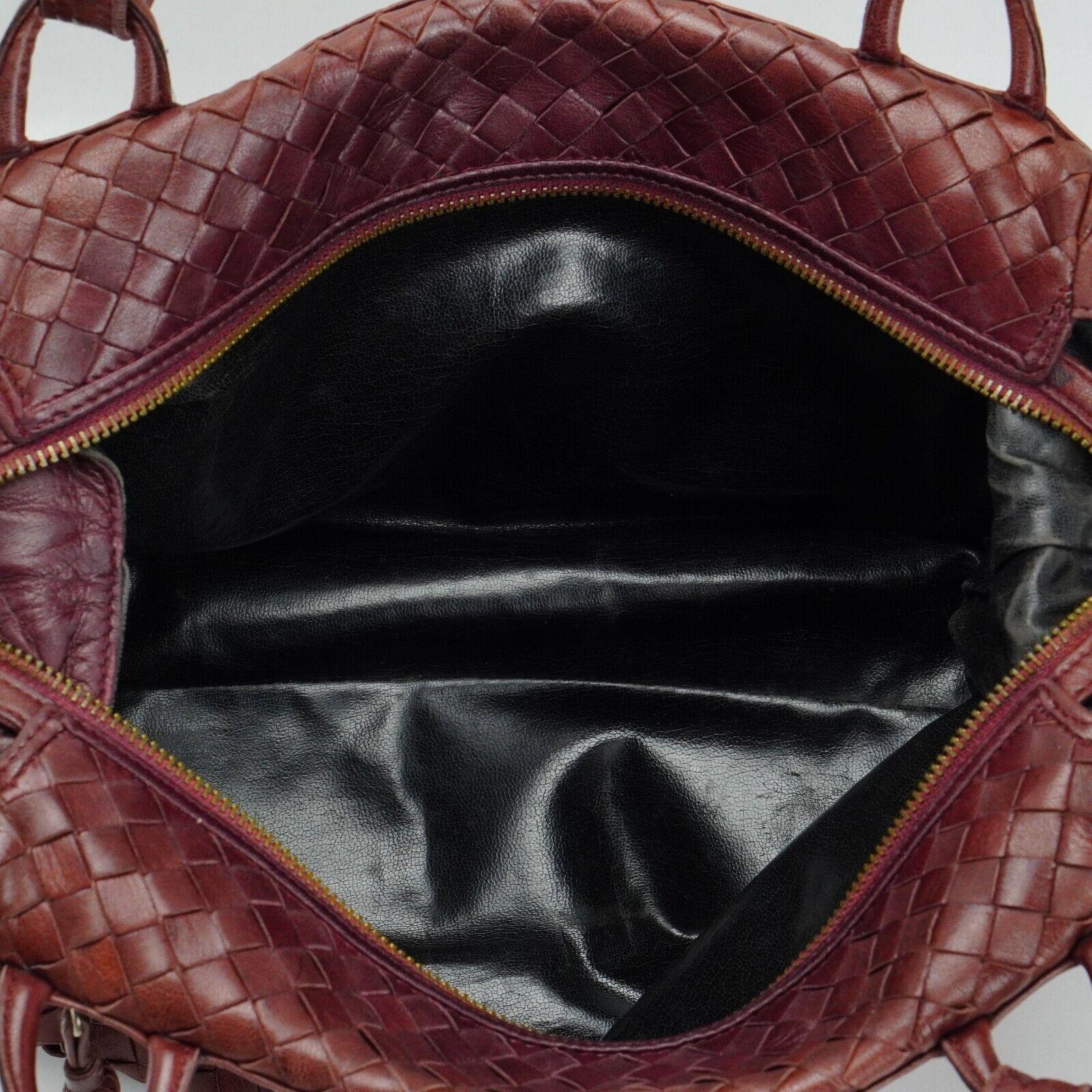 Bottega Veneta Intrecciato Leather Fold Over Shoulder Bag Brown - Image 6