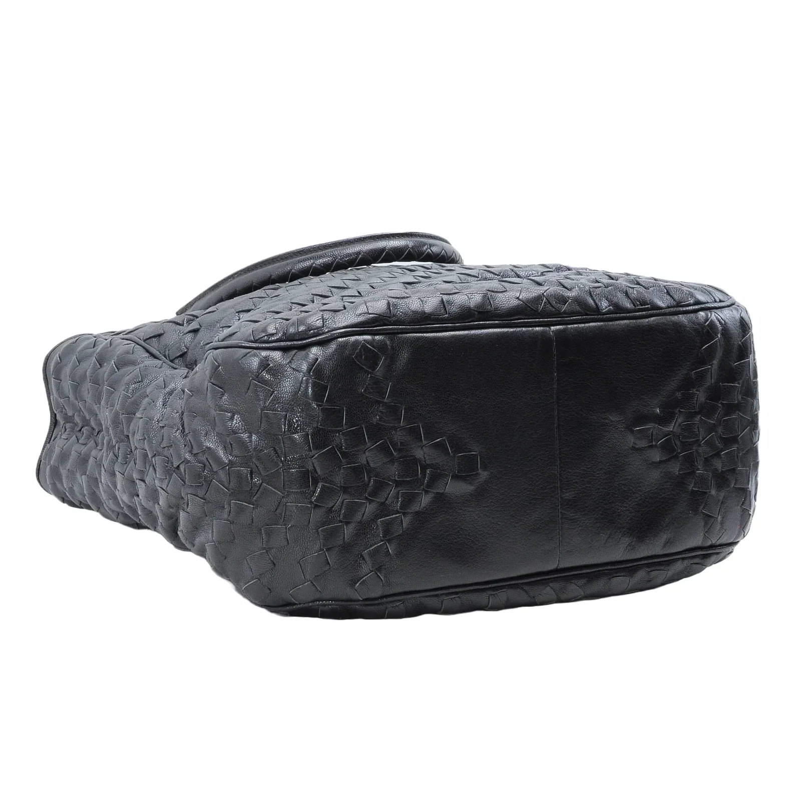 Bottega Veneta Intrecciato Tote Bag Black - Image 5