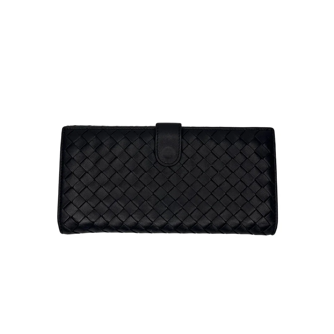 Bottega Veneta Nappa Intrecciato Continental Wallet Black - Image 5