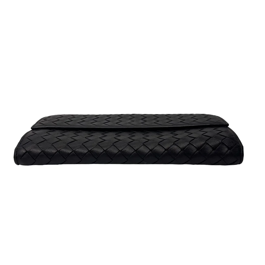Bottega Veneta Nappa Intrecciato Continental Wallet Black - Image 8