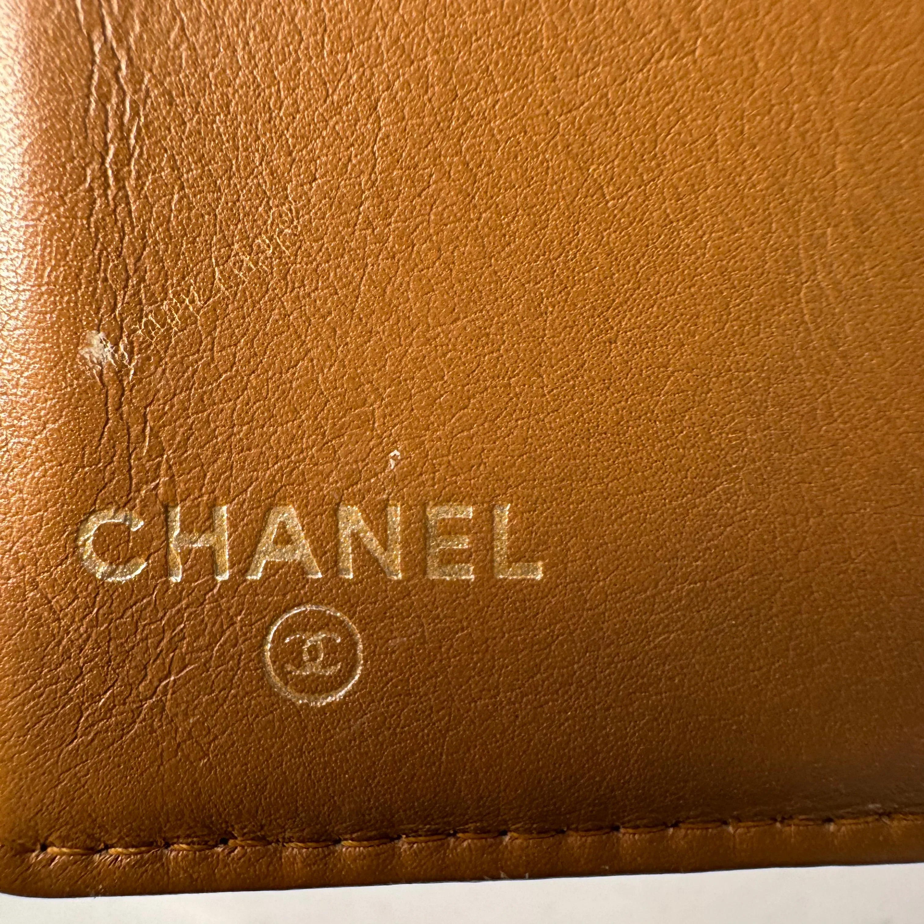 Chanel Caviar Leather Long Wallet Mustard - Image 12
