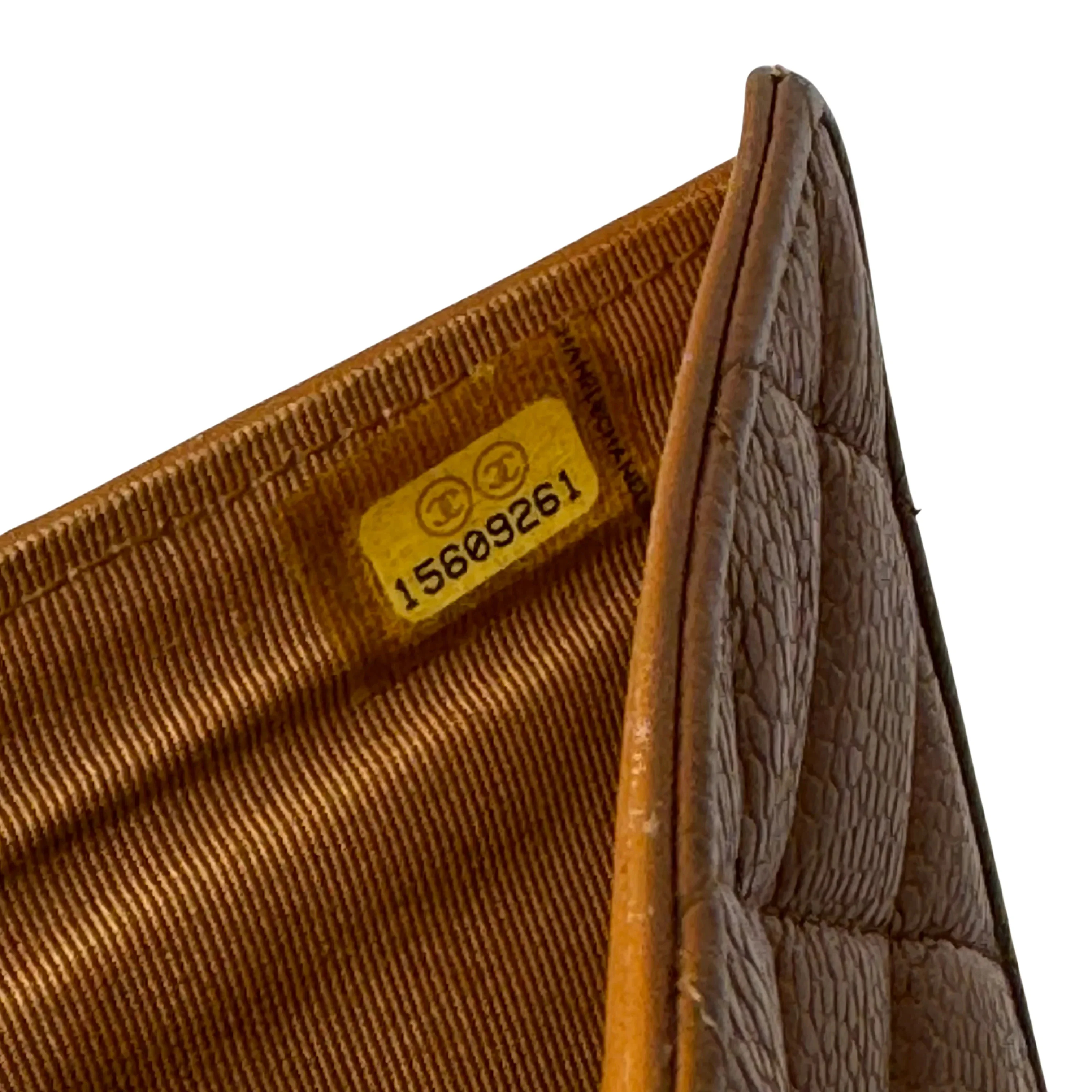 Chanel Caviar Leather Long Wallet Mustard - Image 13