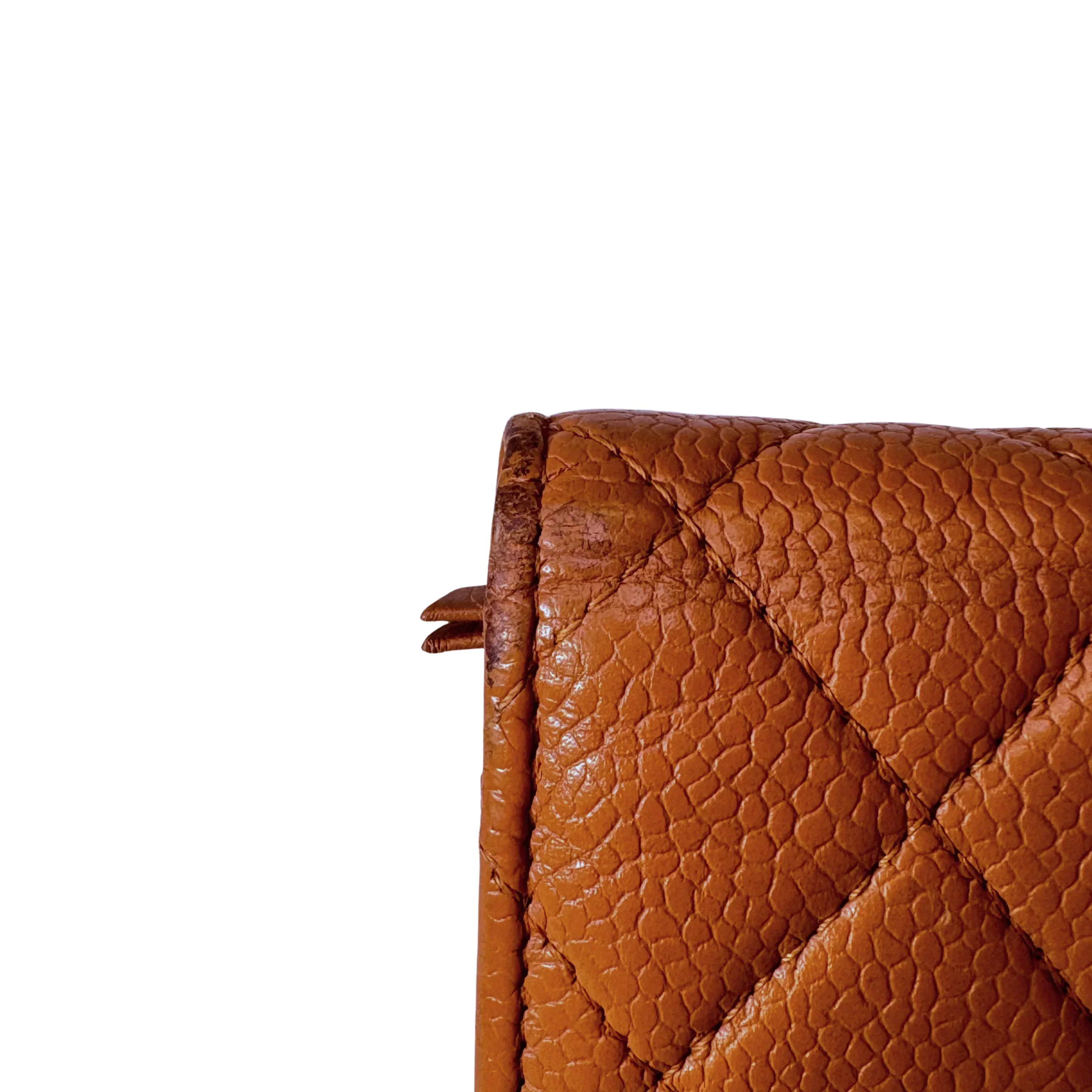 Chanel Caviar Leather Long Wallet Mustard - Image 17
