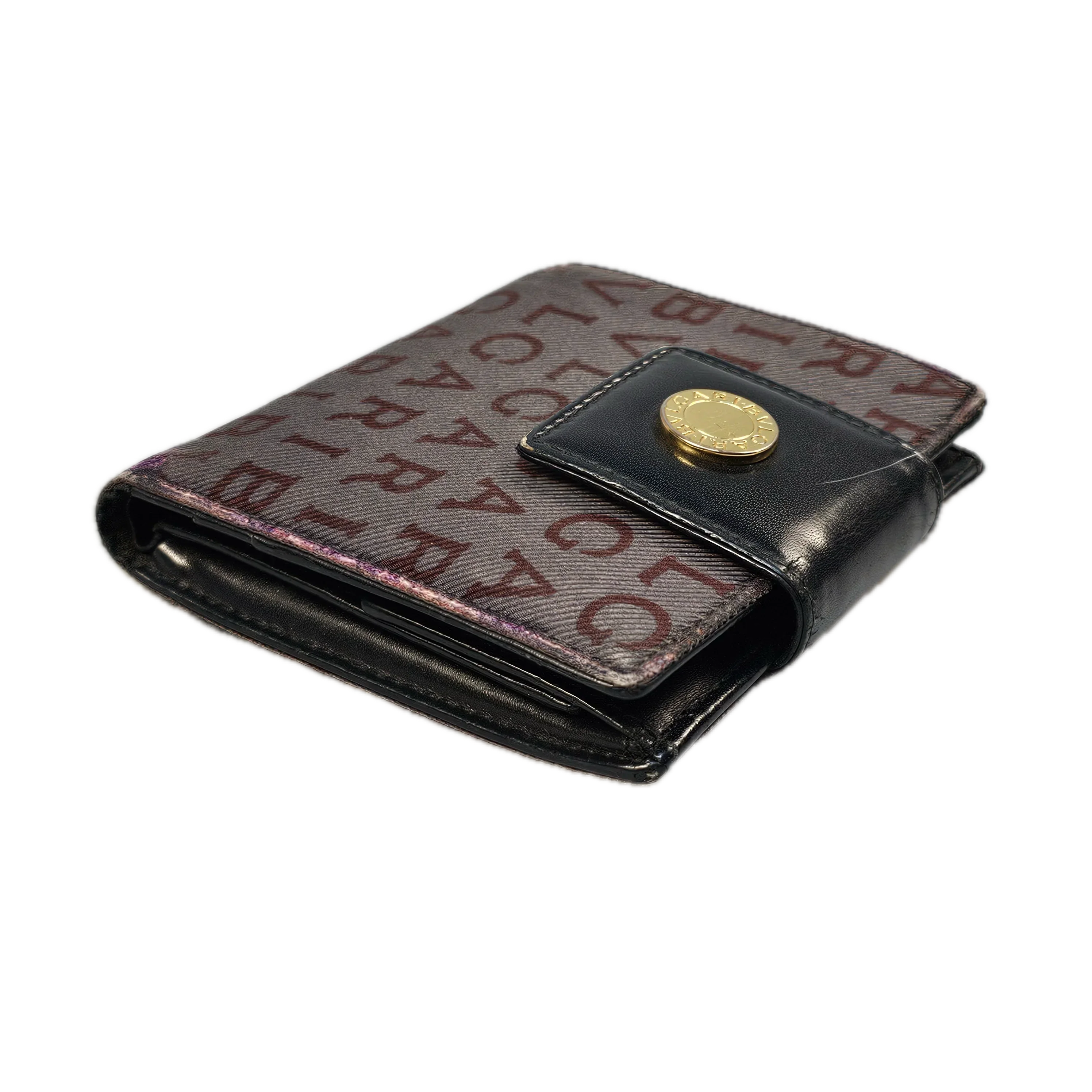 Bvlgari Beige Monogram & Canvas Wallet - Image 10