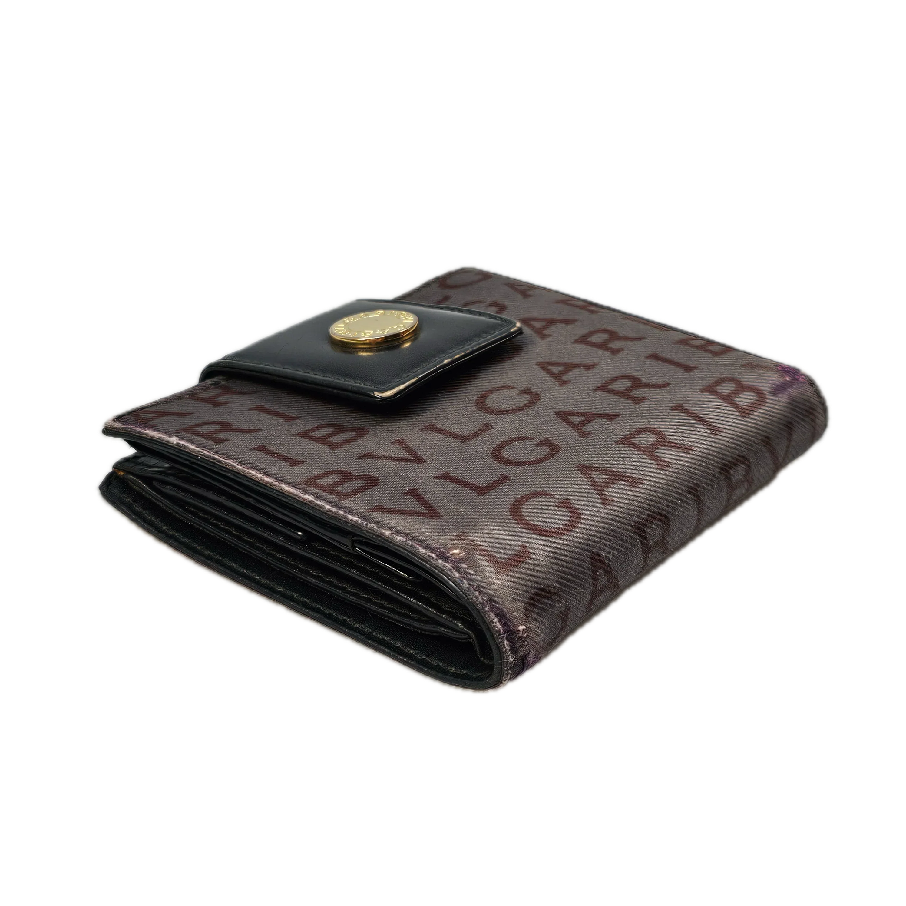 Bvlgari Beige Monogram & Canvas Wallet - Image 12