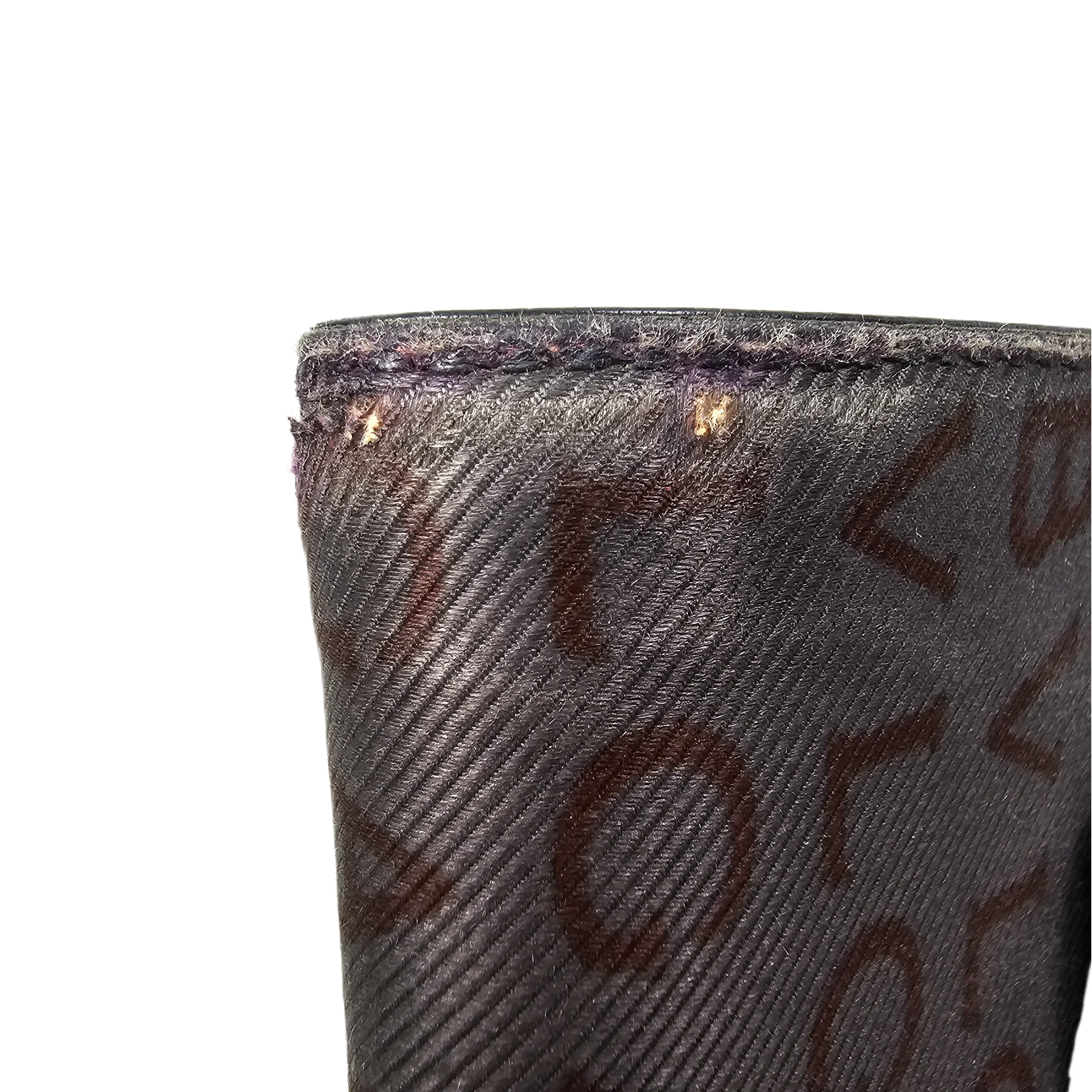 Bvlgari Beige Monogram & Canvas Wallet - Image 14