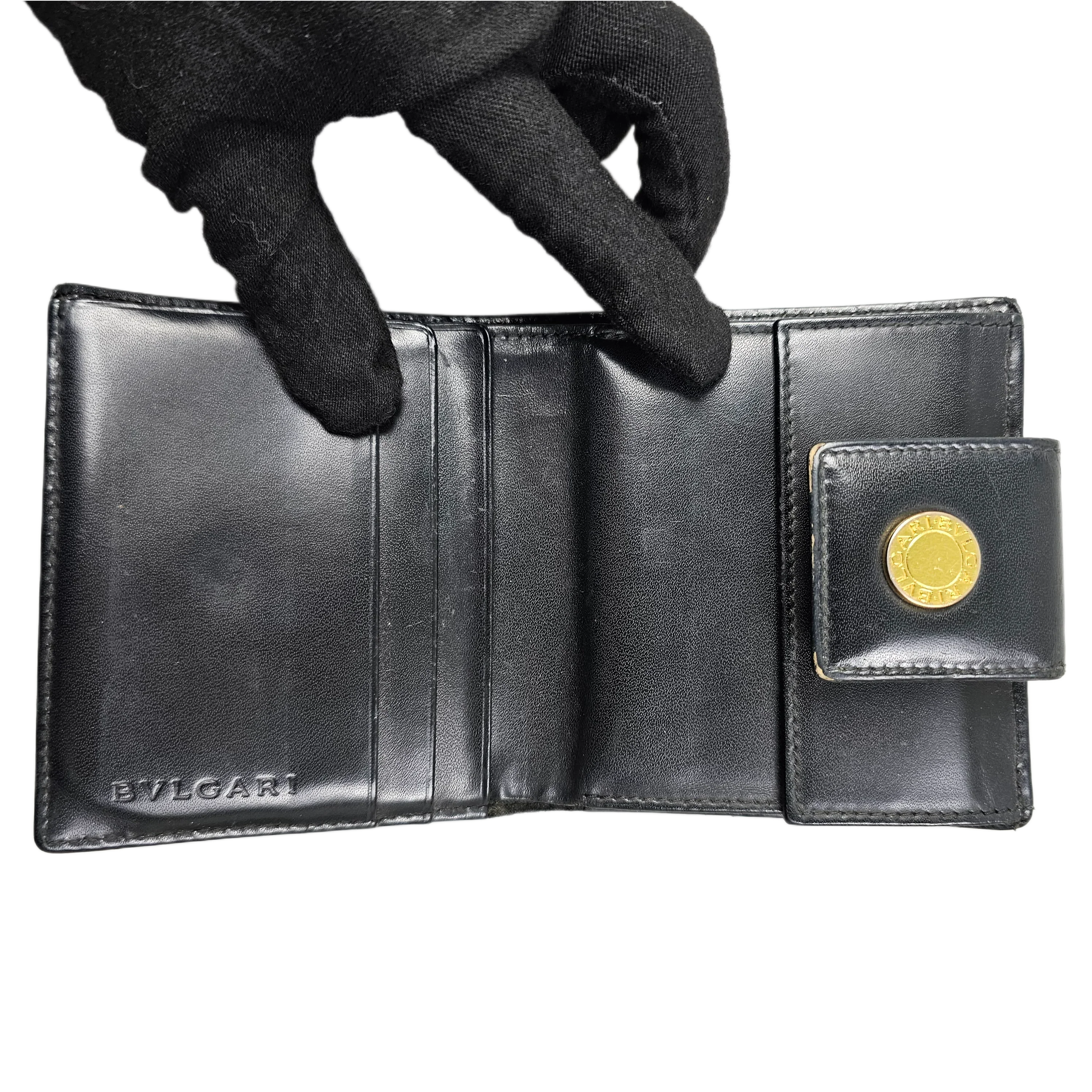 Bvlgari Beige Monogram & Canvas Wallet - Image 3