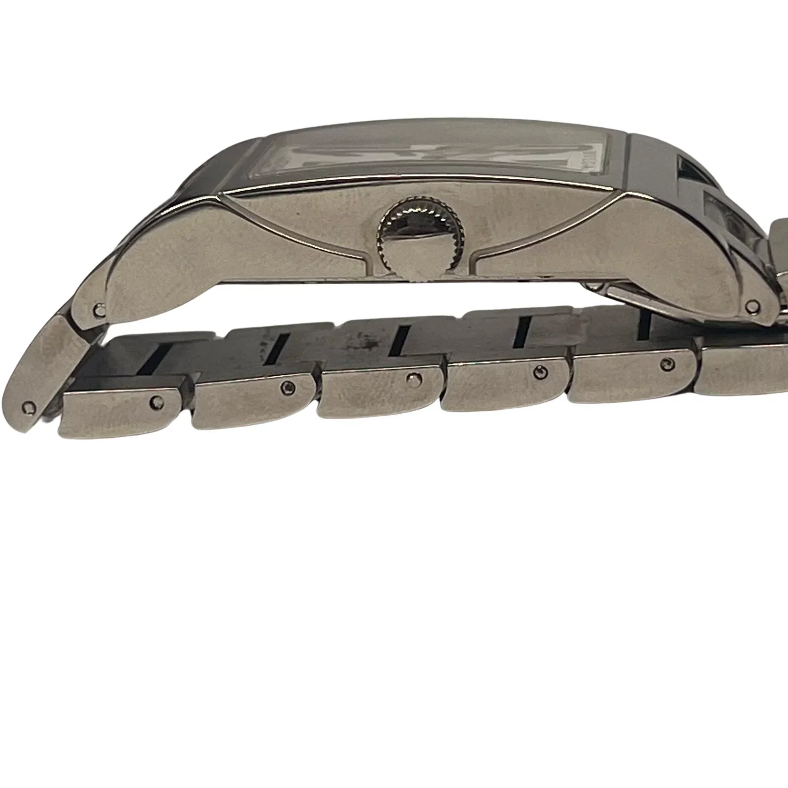 BVLGARI Rettangolo RT45S Automatic Watch Mens– 45mm – White Dial –Stainless Steel - Image 5