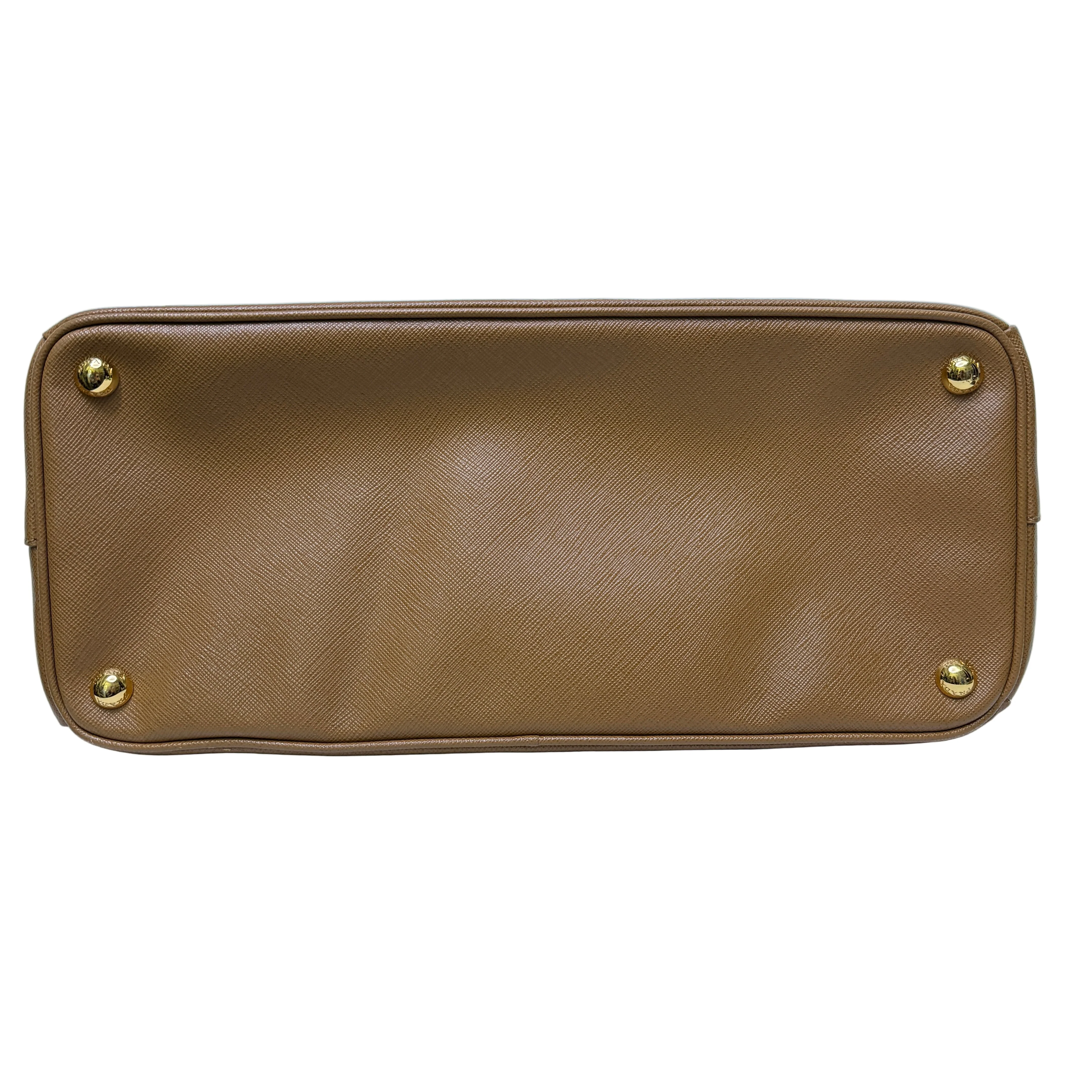 Prada Galleria Handbag Saffiano Leather Brown - Image 6