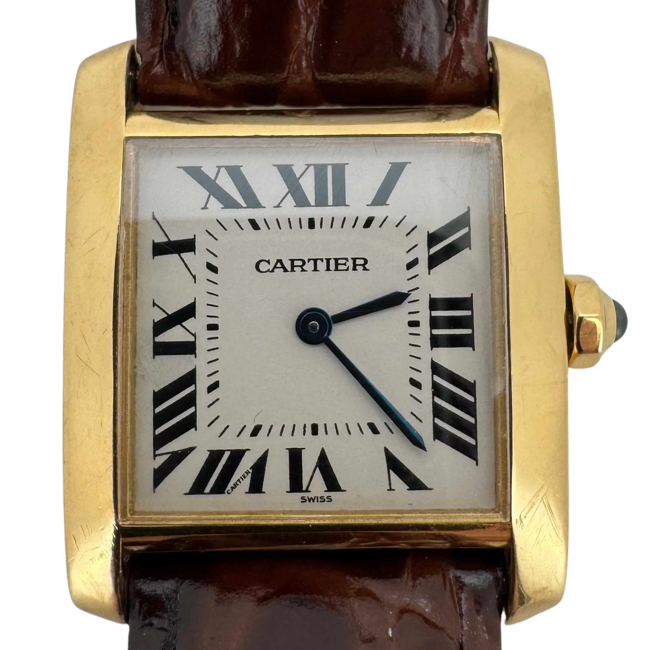 Cartier Tank 1821 Francaise 18k Gold Watch - Image 3
