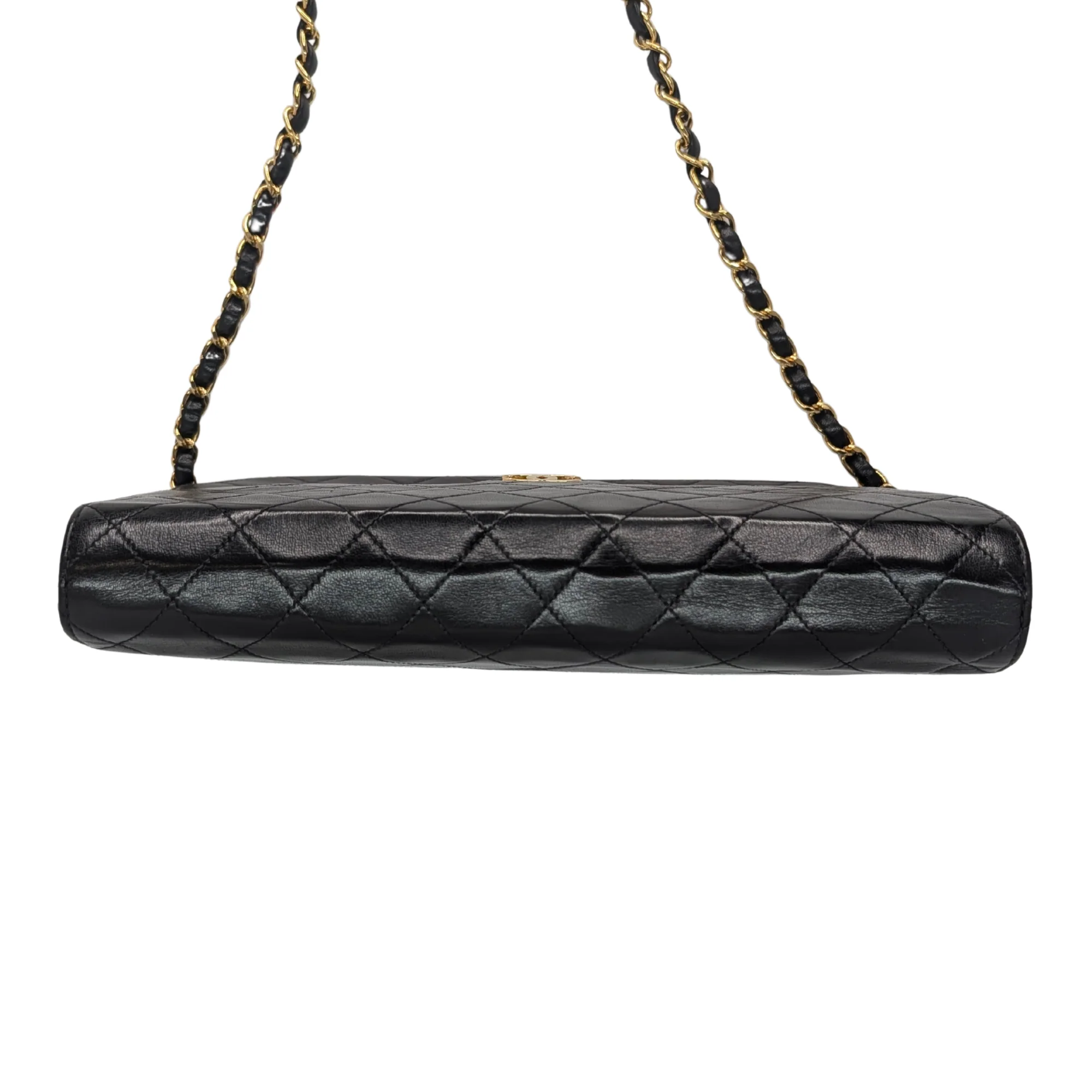 Chanel Quilted Single Flap Timeless/Classique Shoulder Bag Black - Image 5