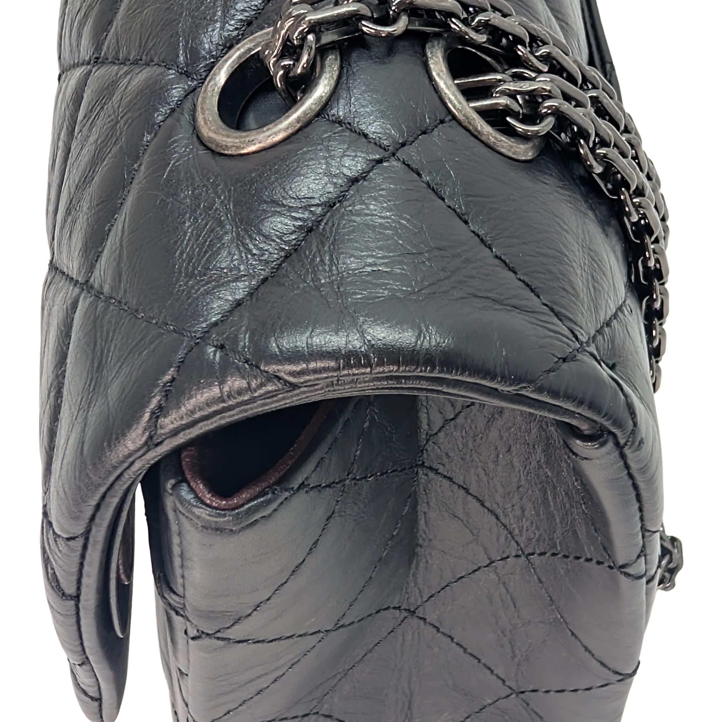 Chanel Chanel 2.55 Reissue 227 Flap Bag 22 Series Black - Image 21