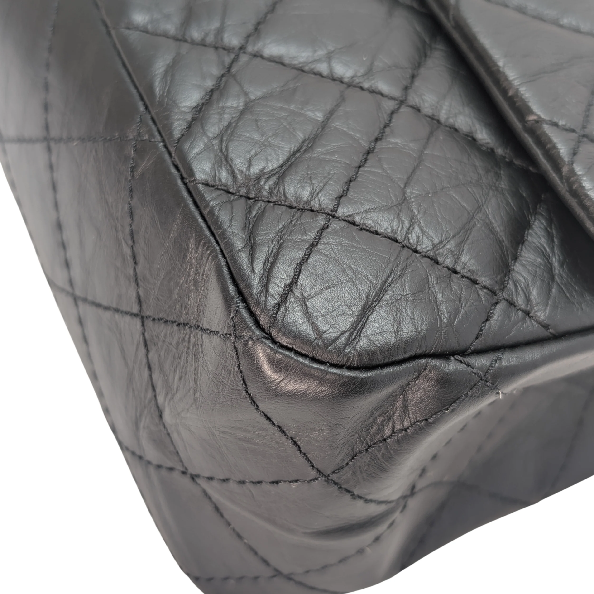 Chanel Chanel 2.55 Reissue 227 Flap Bag 22 Series Black - Image 6