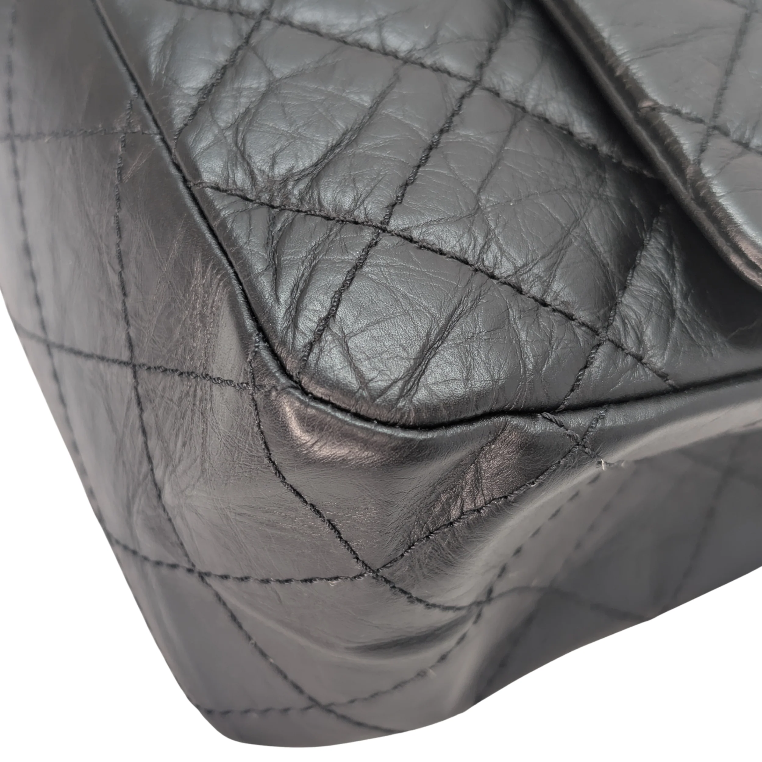 Chanel Chanel 2.55 Reissue 227 Flap Bag 22 Series Black - Image 7