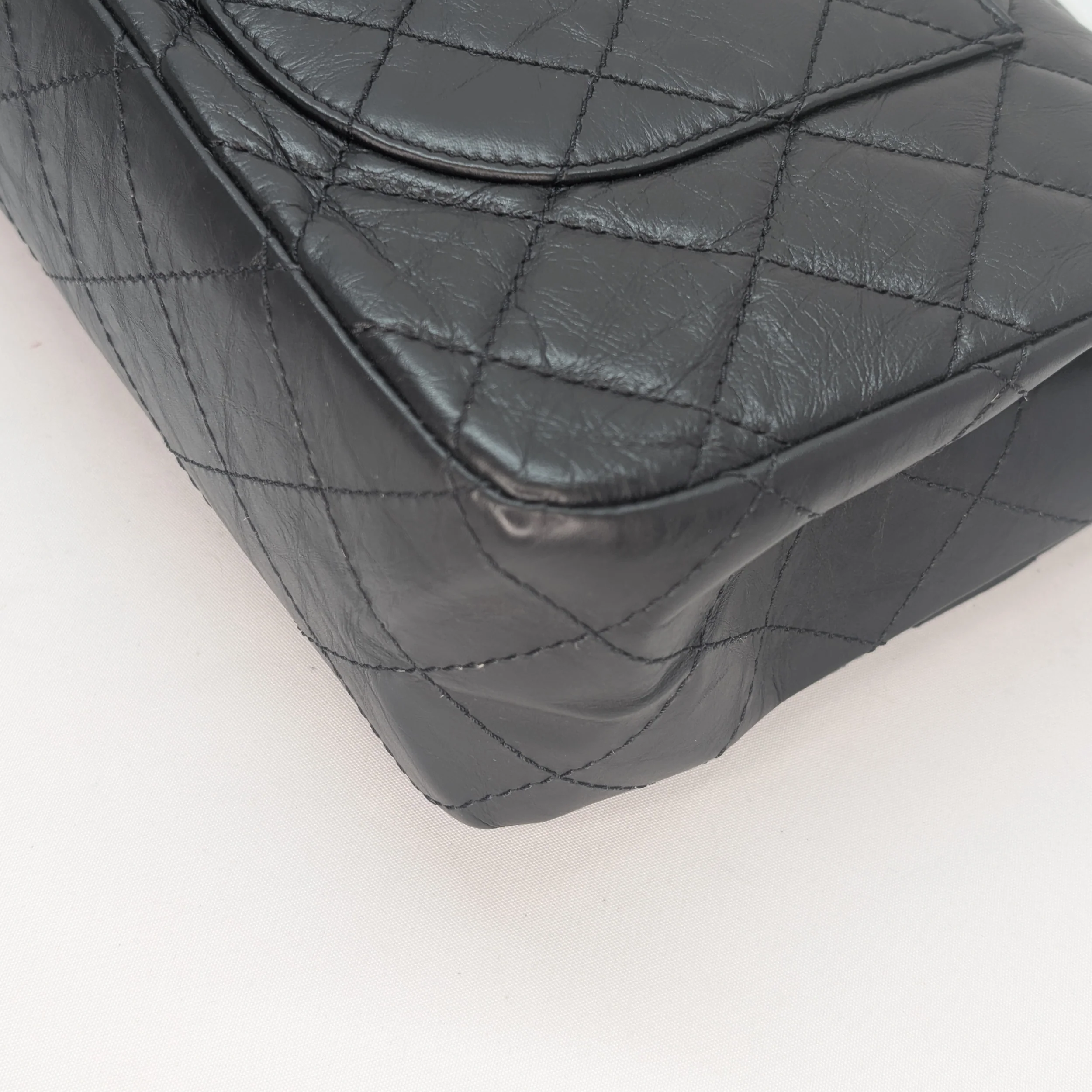 Chanel Chanel 2.55 Reissue 227 Flap Bag 22 Series Black - Image 9