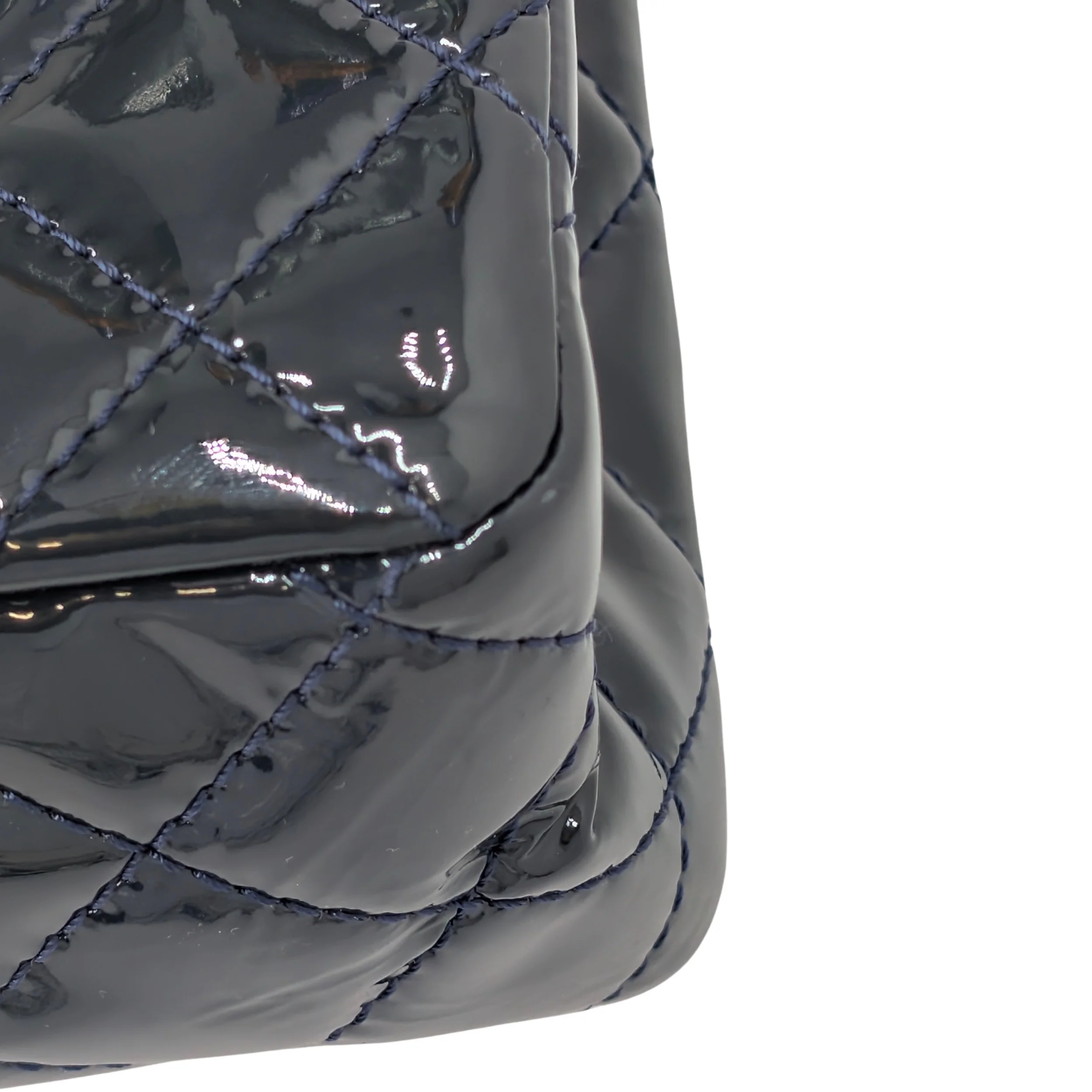 Chanel 2.55 Reissue 226 Patent Forest Green Bag - Image 10