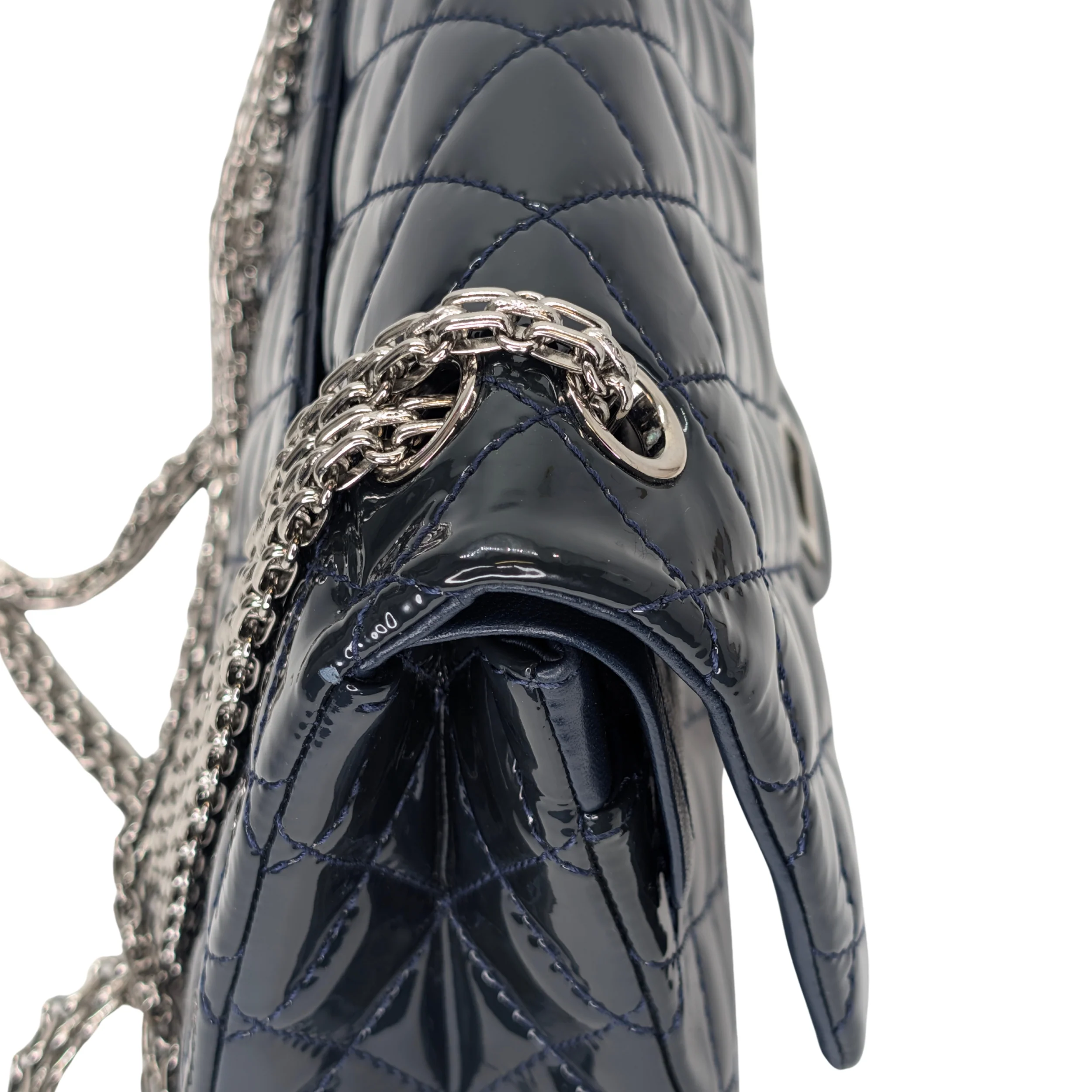 Chanel 2.55 Reissue 226 Patent Forest Green Bag - Image 12