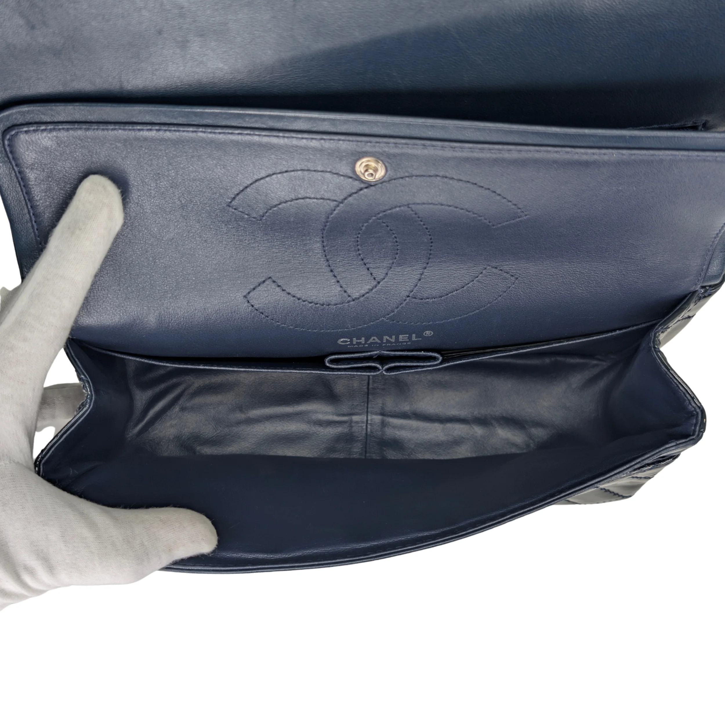 Chanel 2.55 Reissue 226 Patent Forest Green Bag - Image 20