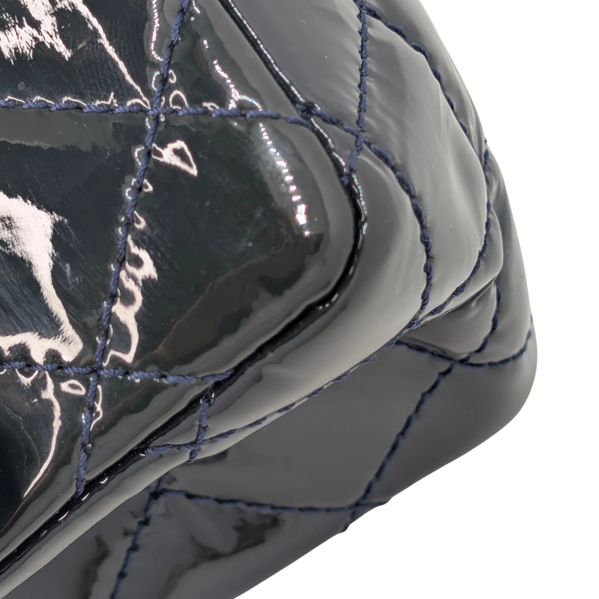 Chanel 2.55 Reissue 226 Patent Forest Green Bag - Image 7