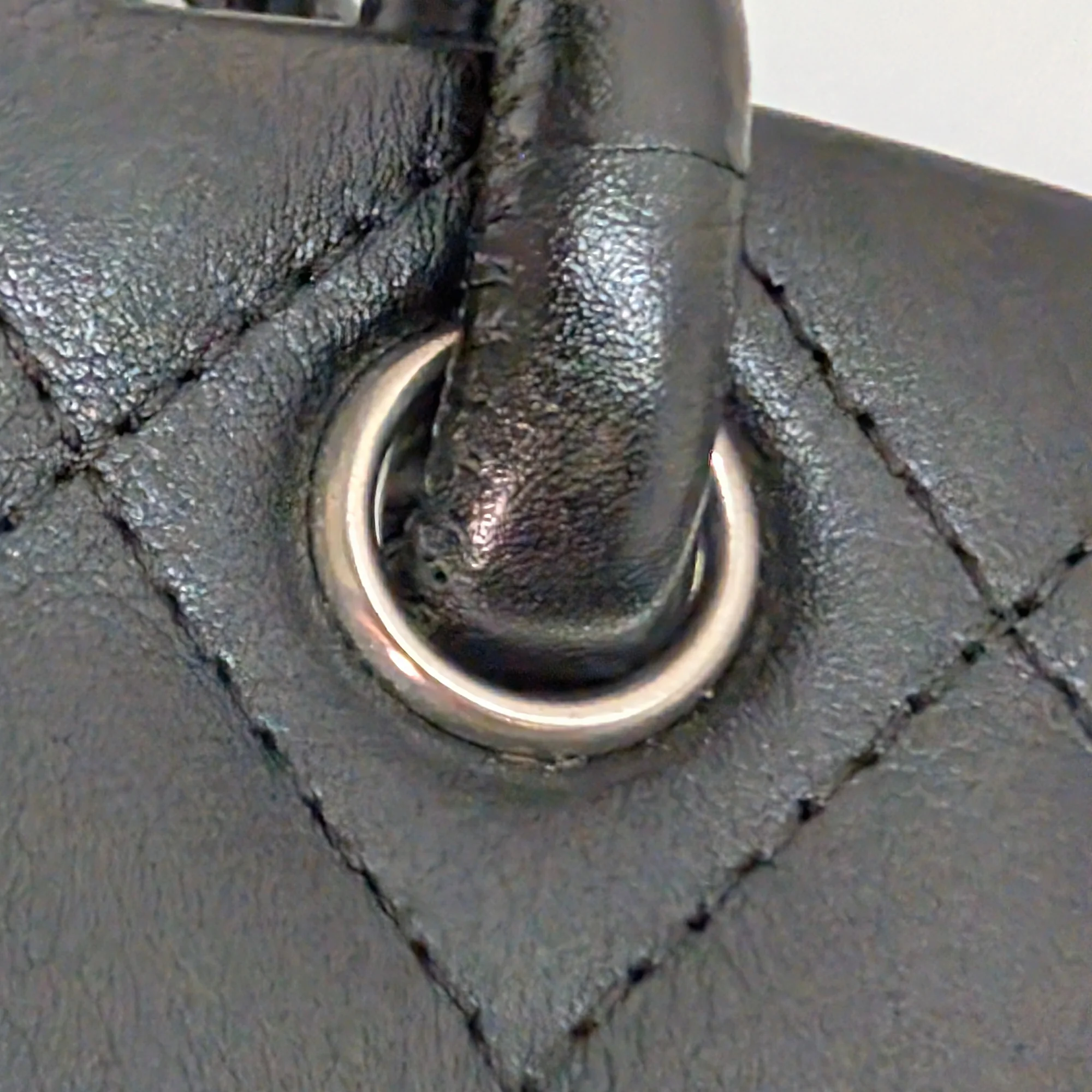 Chanel Cambon Line Small Tote HandBag Black/White - Image 11