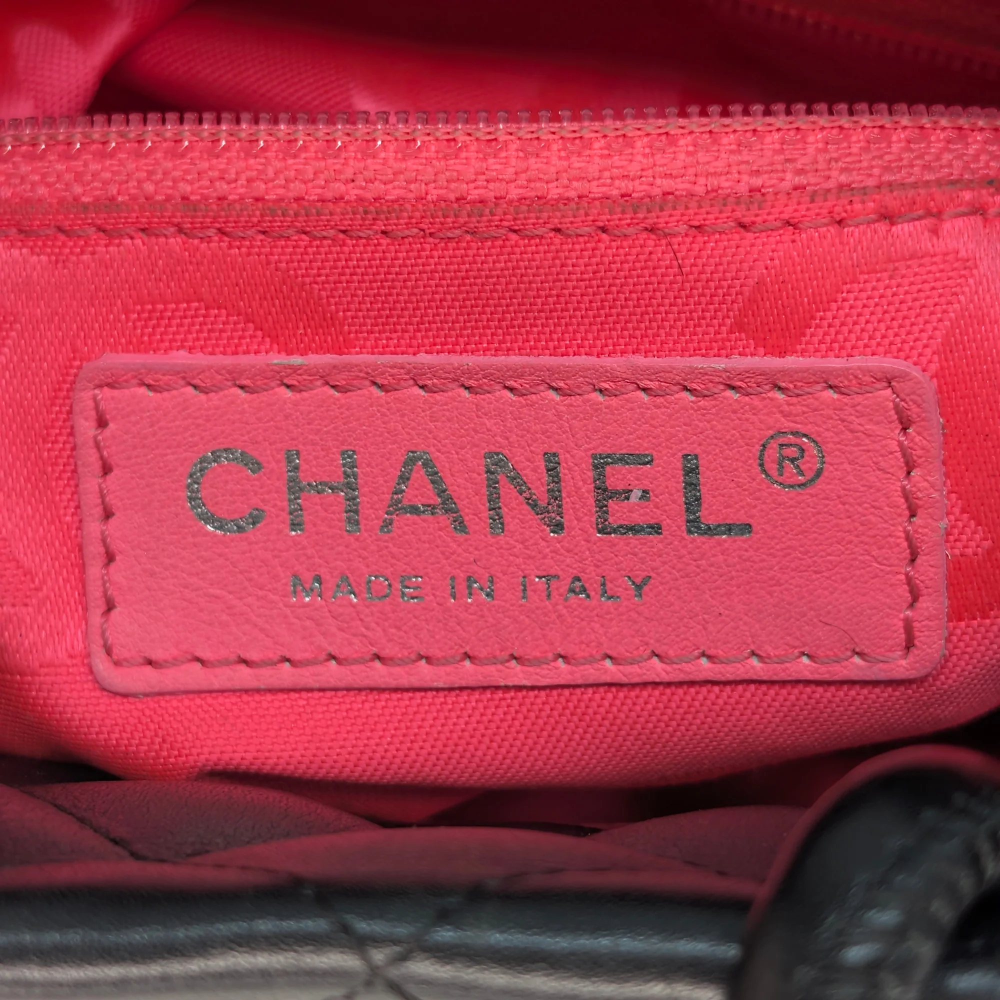 Chanel Cambon Line Small Tote HandBag Black/White - Image 13