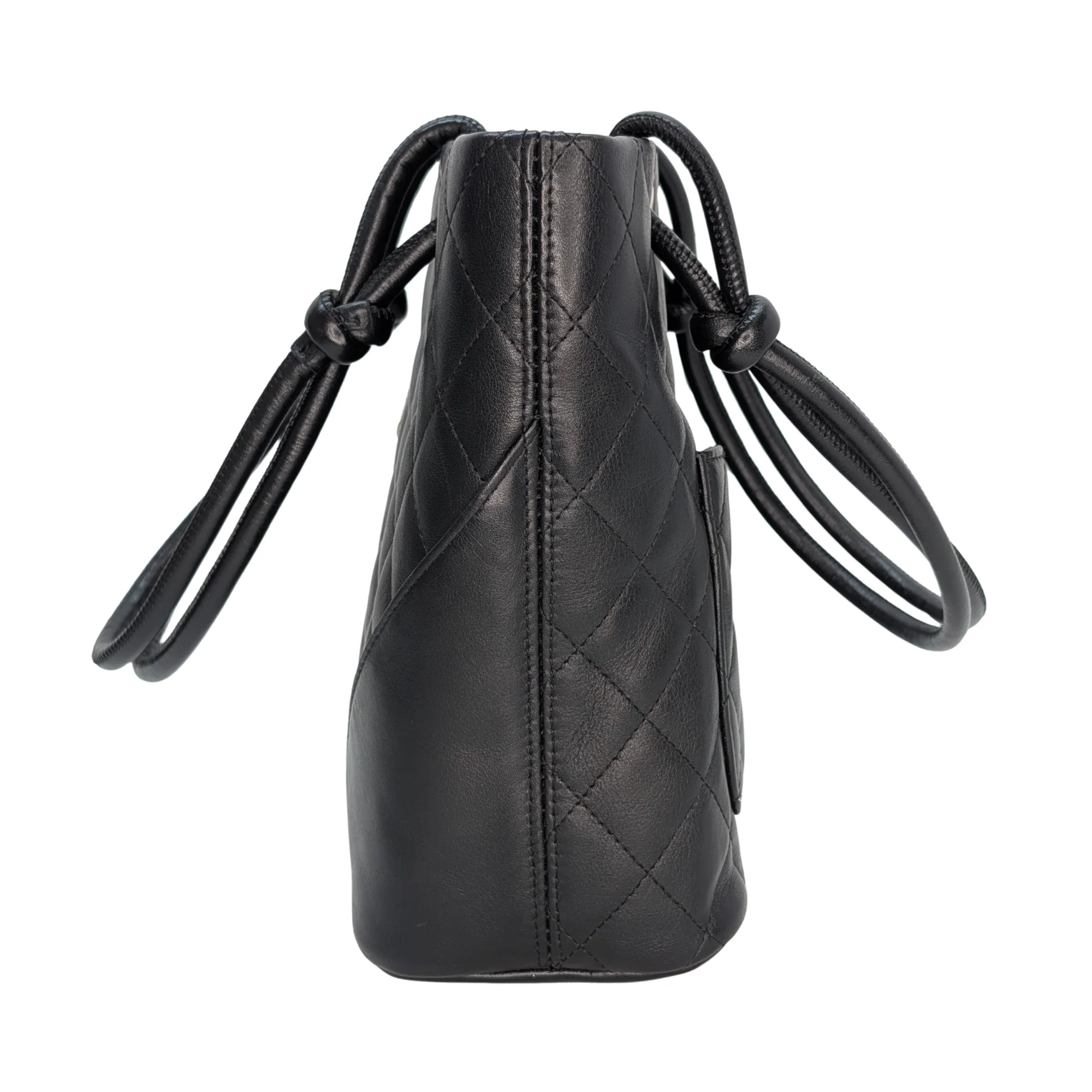 Chanel Cambon Line Small Tote HandBag Black/White - Image 3