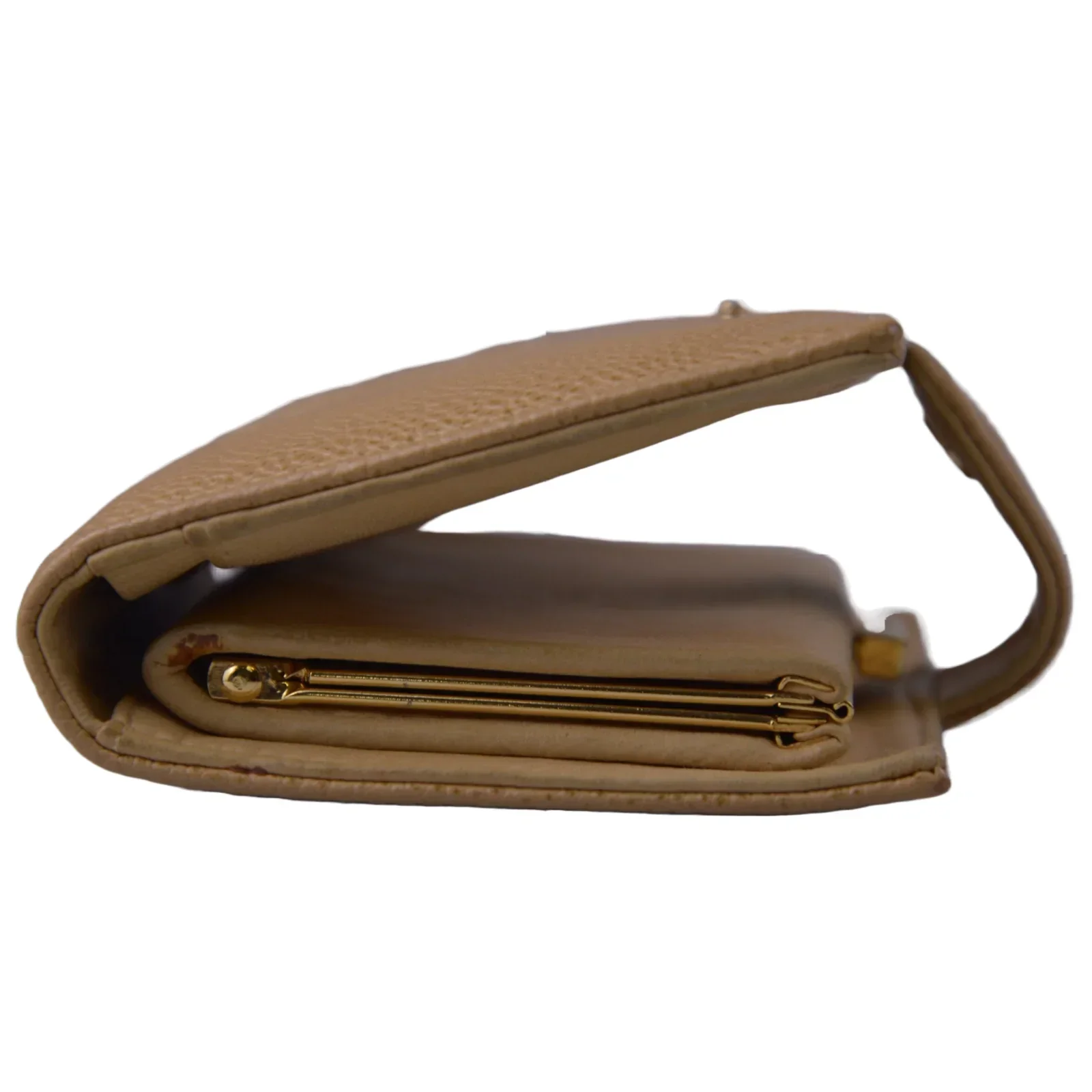 Chanel Caviar CC Timeless Bifold Wallet Beige - Image 4