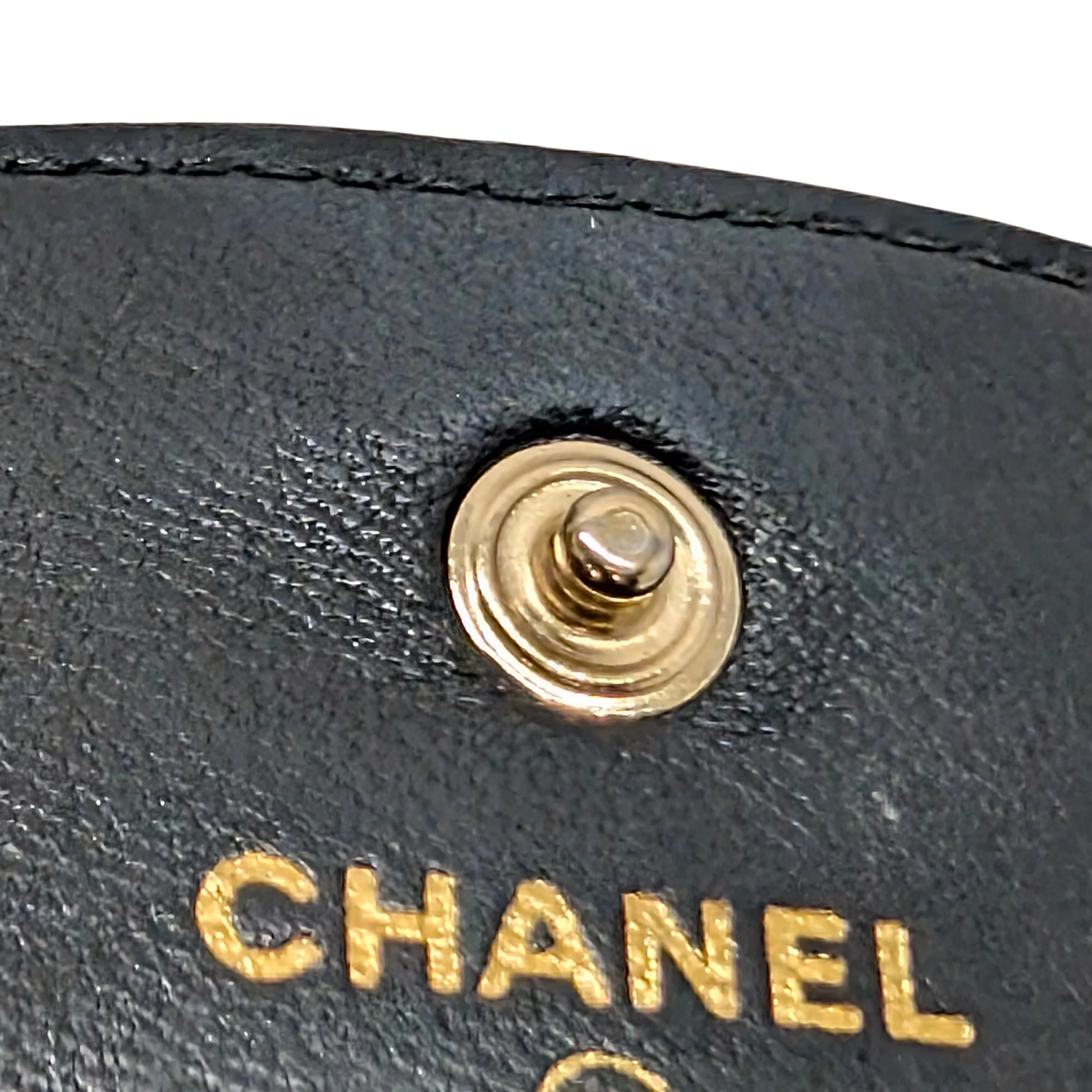 Chanel Caviar Timeless CC Wallet On Chain WOC Black - Image 17