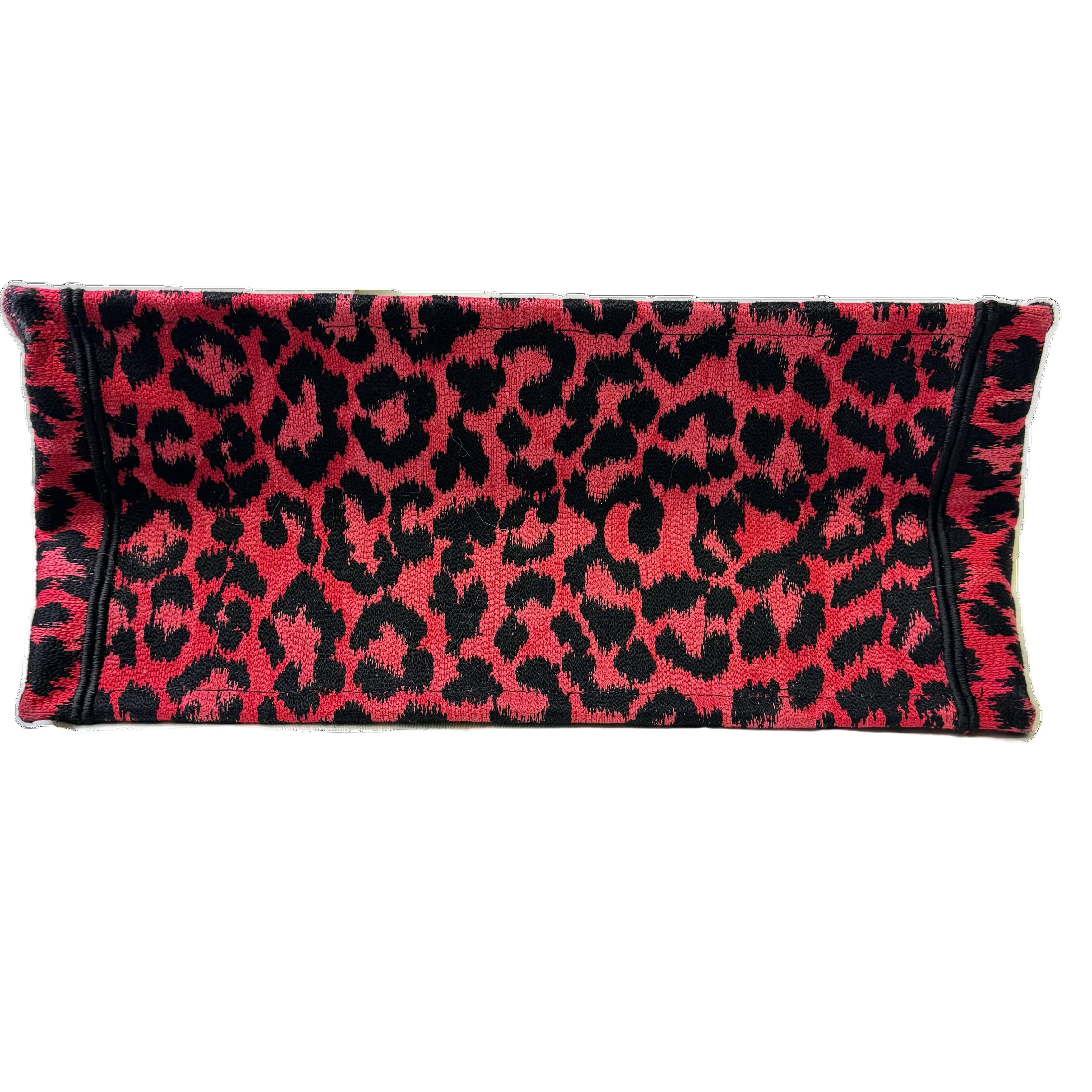 Dior Book Tote Medium Leopard Red - Image 4