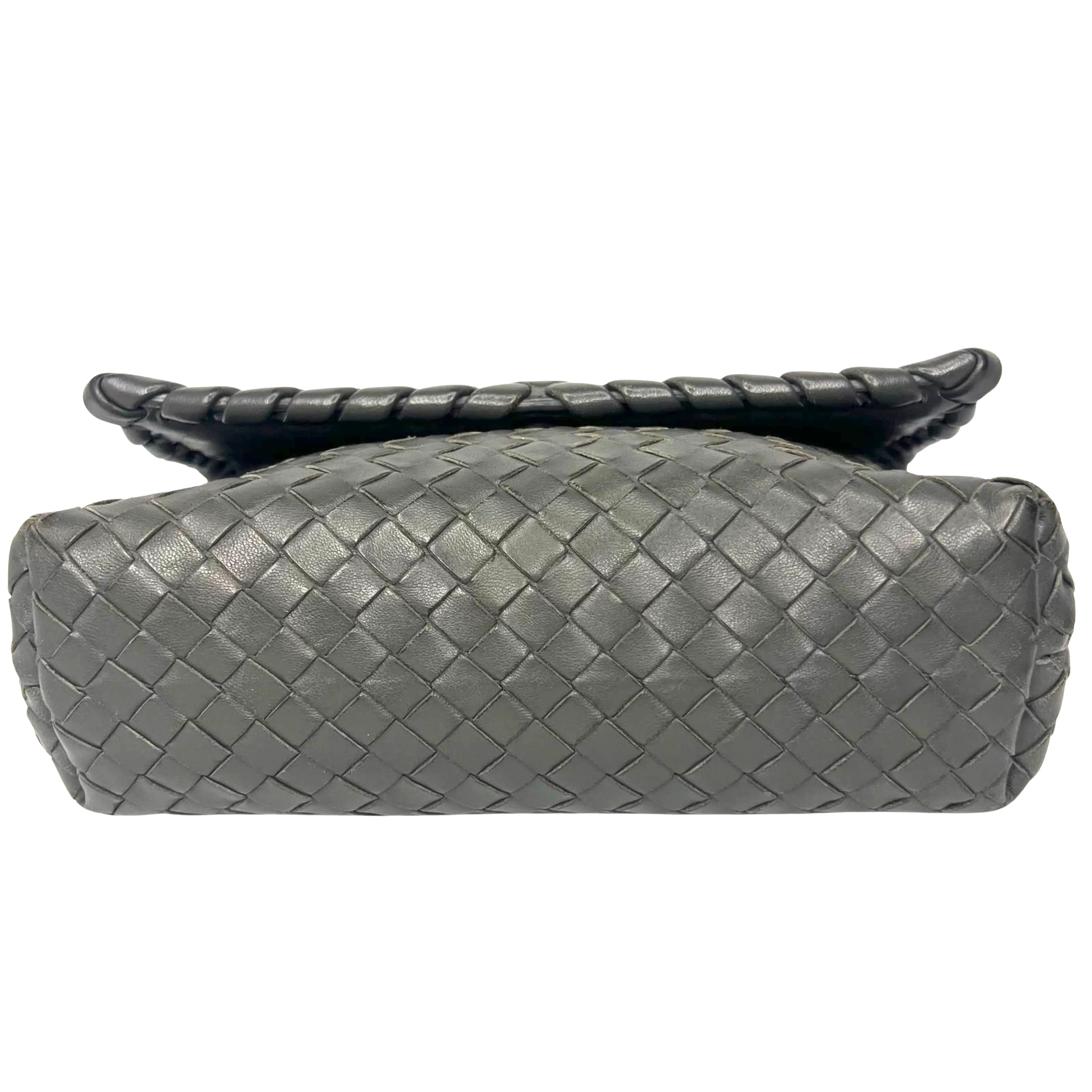 Bottega Veneta Nappa Intrecciato Medium Olimpia Bag – Steel Grey - Image 6