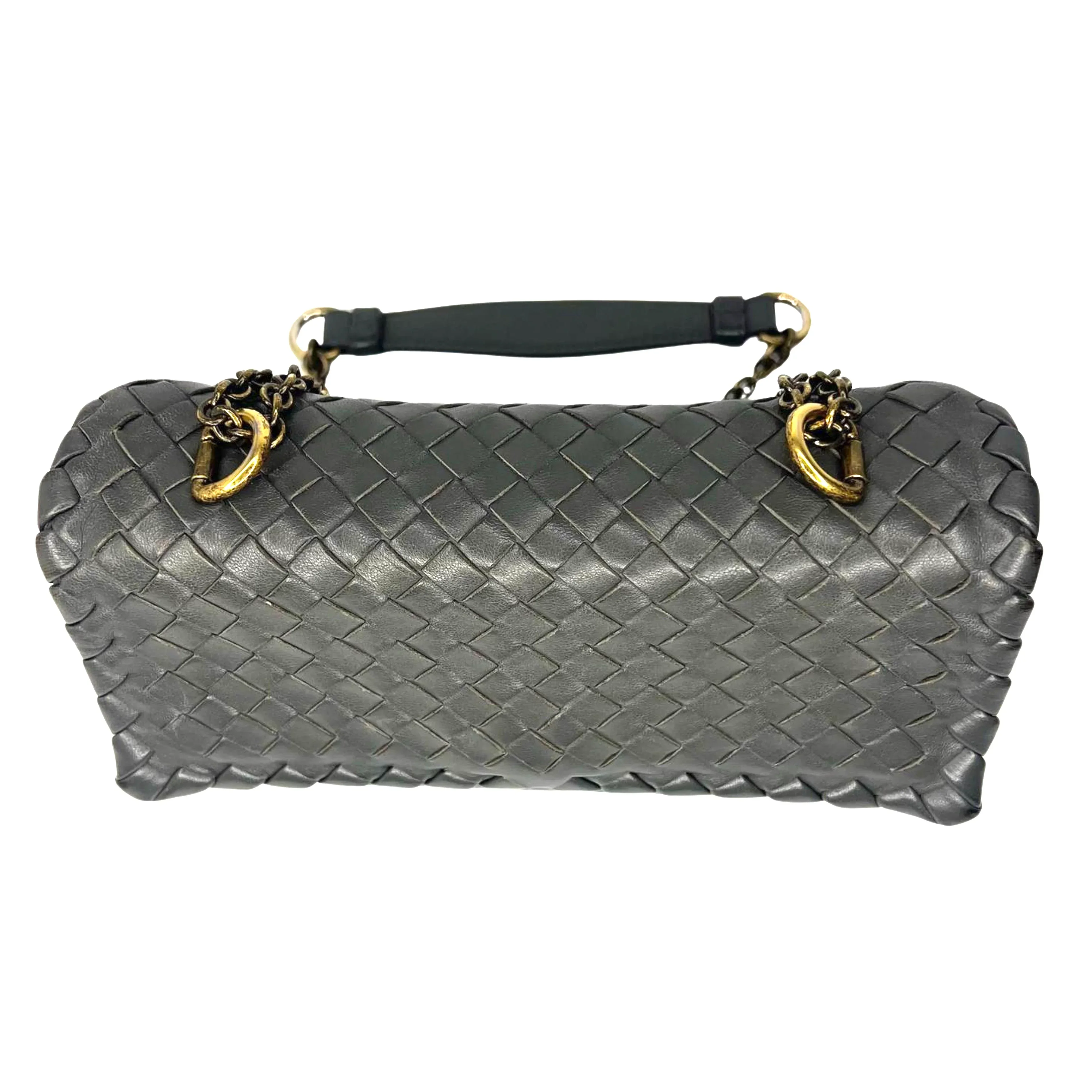Bottega Veneta Nappa Intrecciato Medium Olimpia Bag – Steel Grey - Image 7