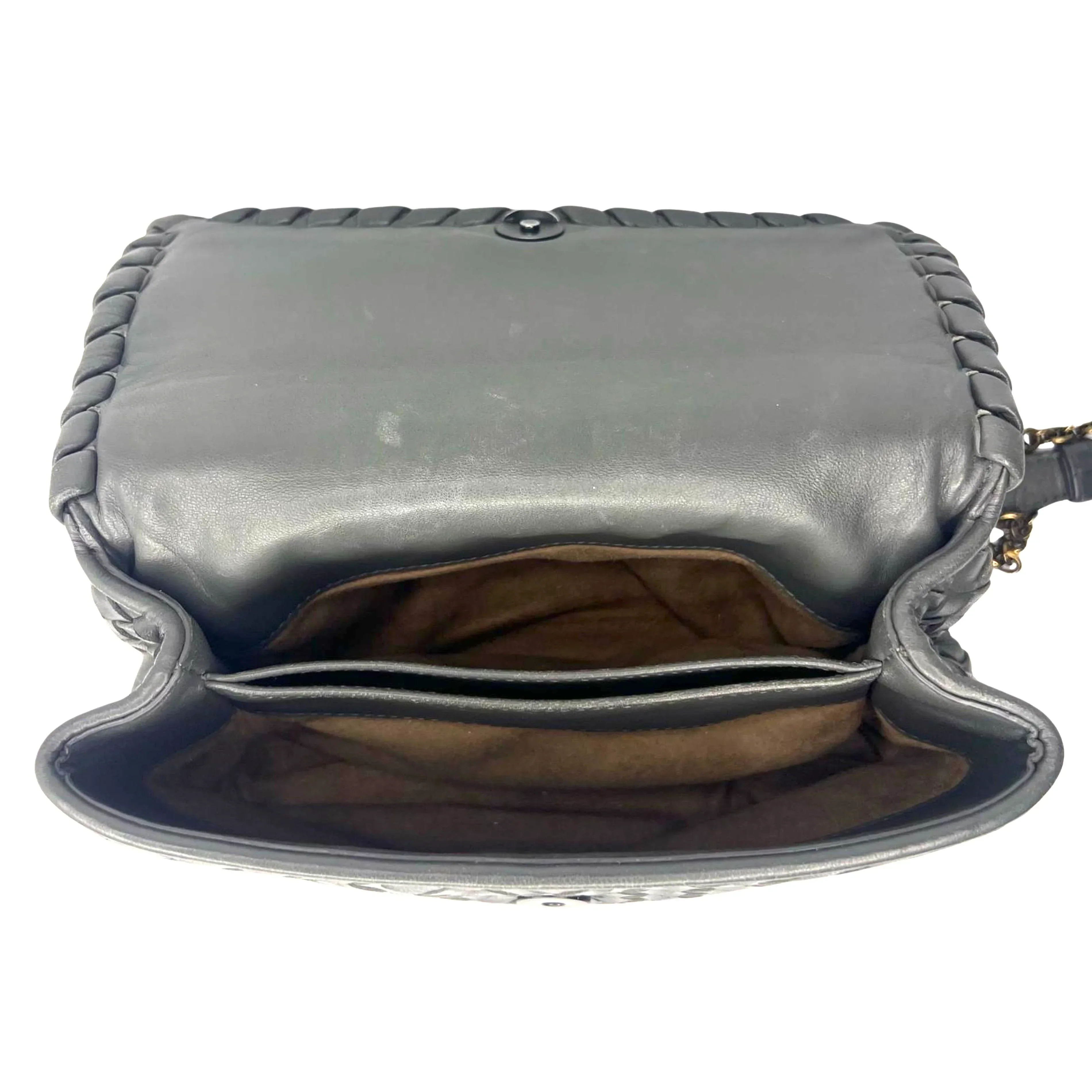 Bottega Veneta Nappa Intrecciato Medium Olimpia Bag – Steel Grey - Image 8