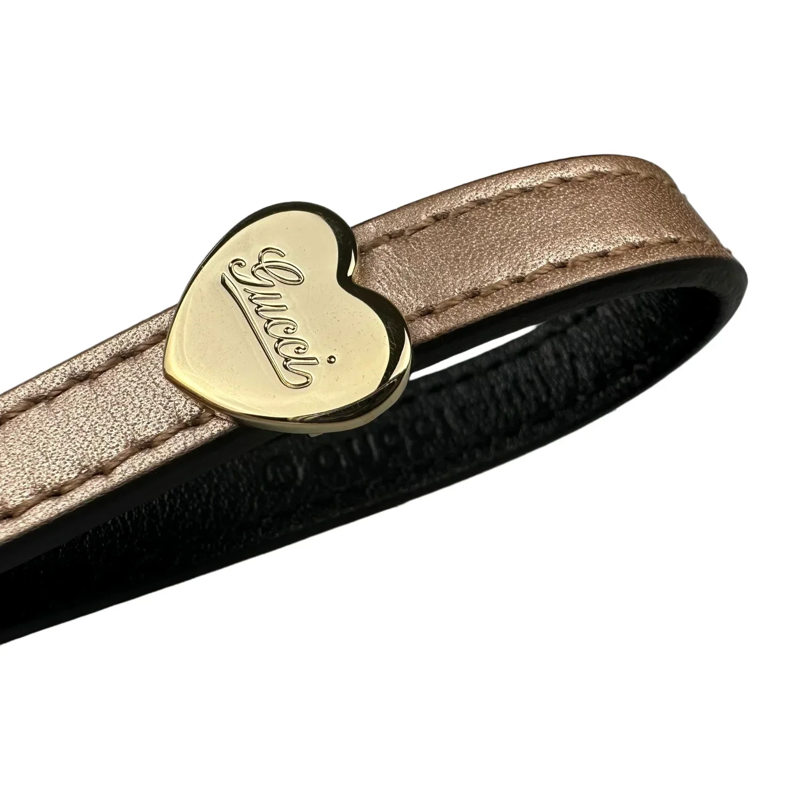 Gucci Mobile Phone Strap, Rose Leather - Image 3