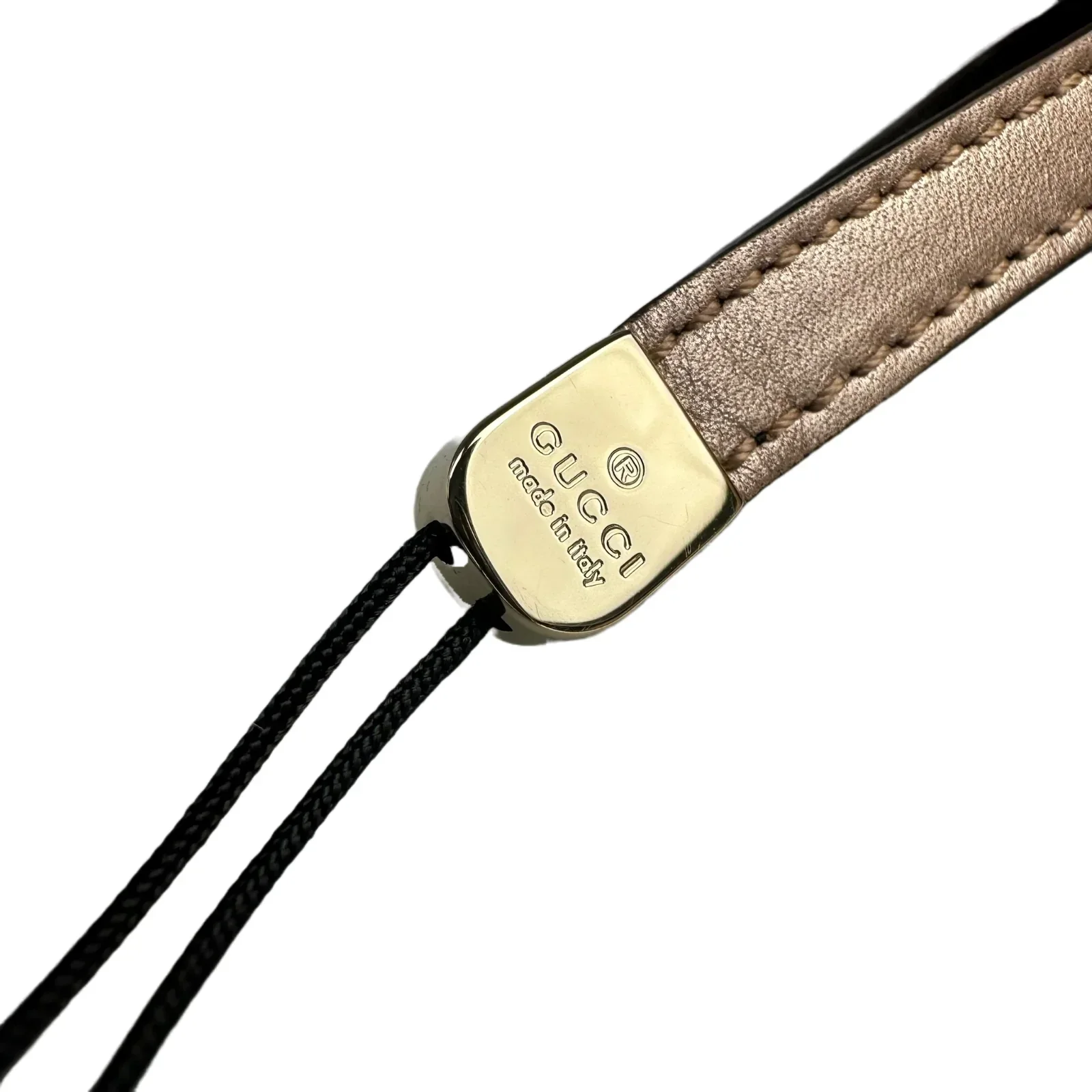 Gucci Mobile Phone Strap, Rose Leather - Image 4