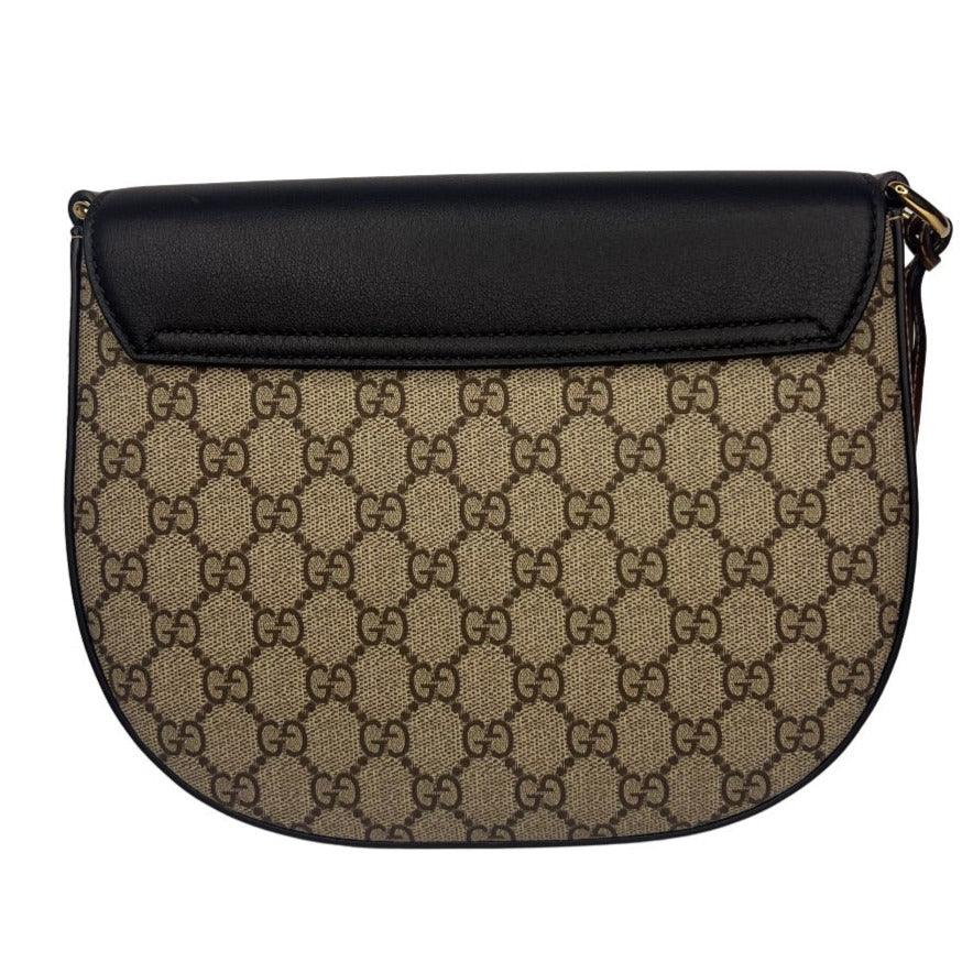 Gucci Padlock Medium GG Supreme Saddle Messenger Bag - Image 3