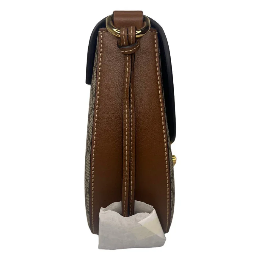 Gucci Padlock Medium GG Supreme Saddle Messenger Bag - Image 5