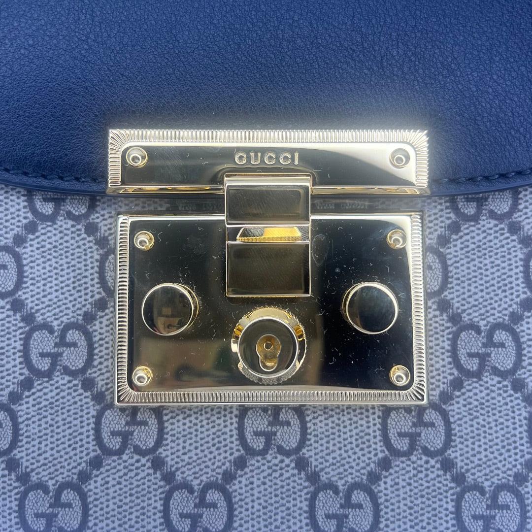 Gucci Padlock Medium GG Supreme Saddle Messenger Bag - Image 7
