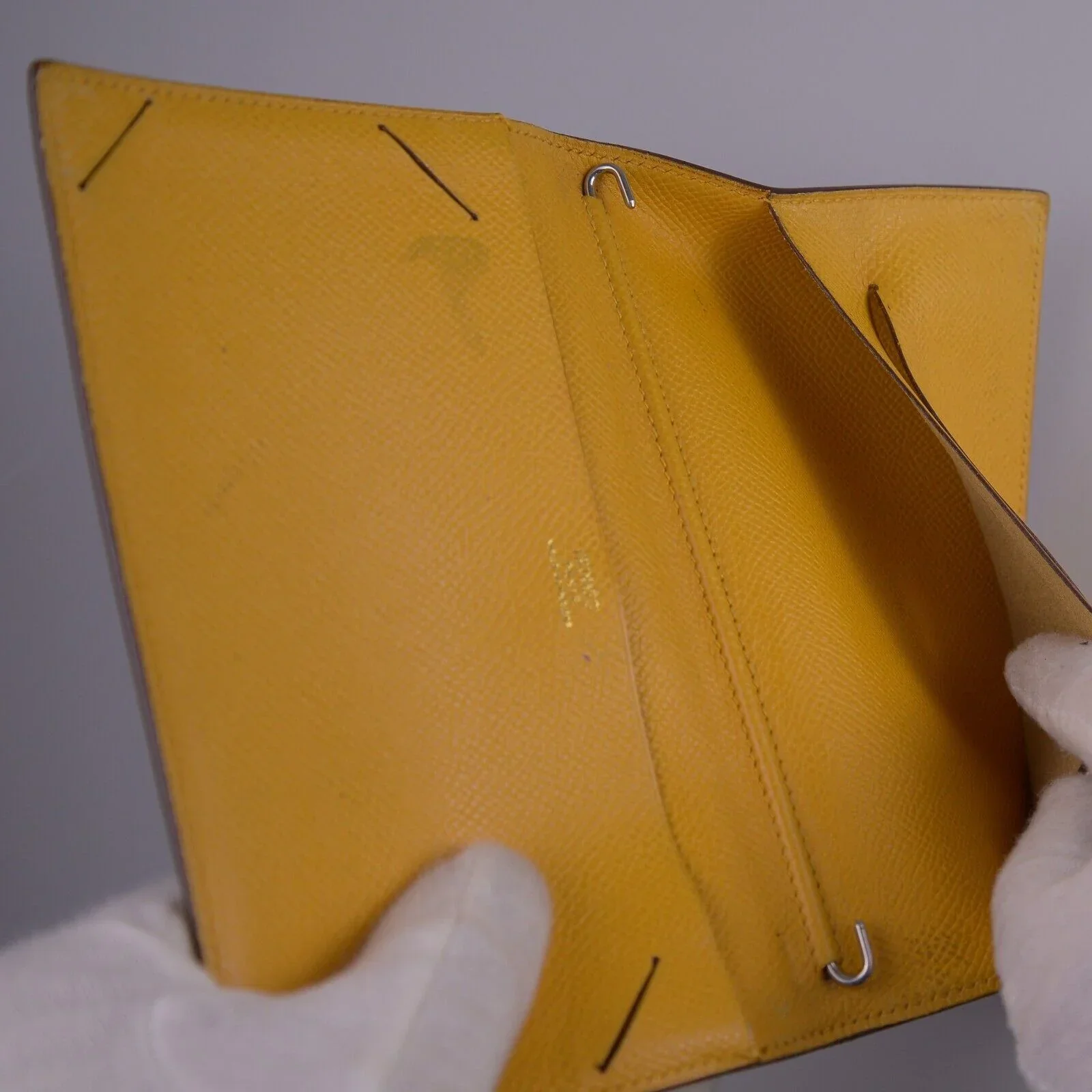 Hermes Agenda Chevre Cover Planner, Tan Leather - Image 12